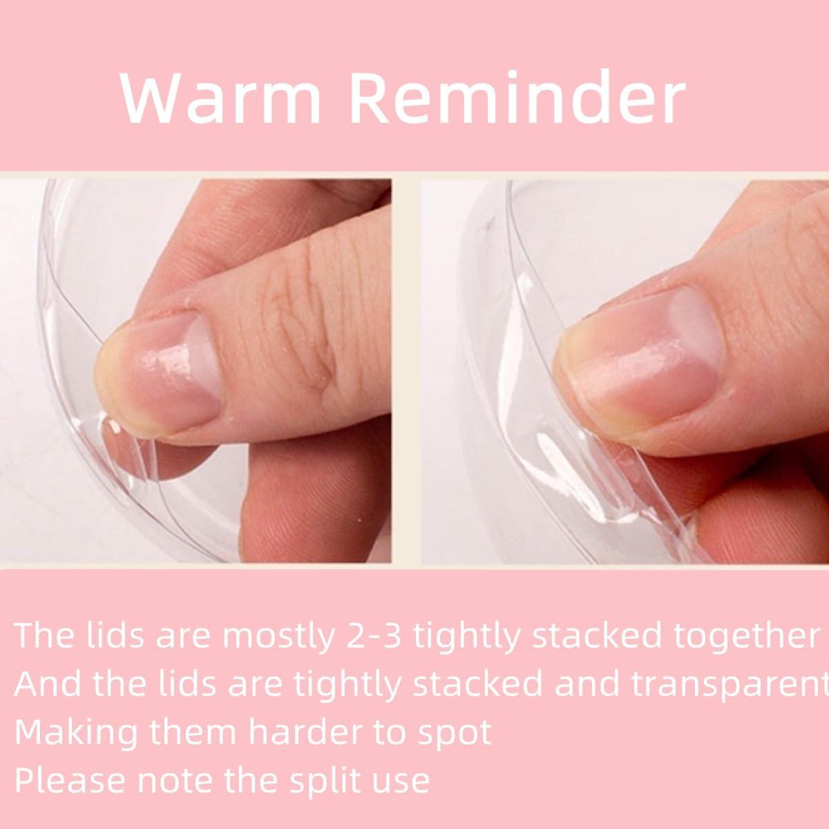 Vasos de Postre Rectangulares Wnqou 140ml 50 Pcs con Tapas y Cucharas