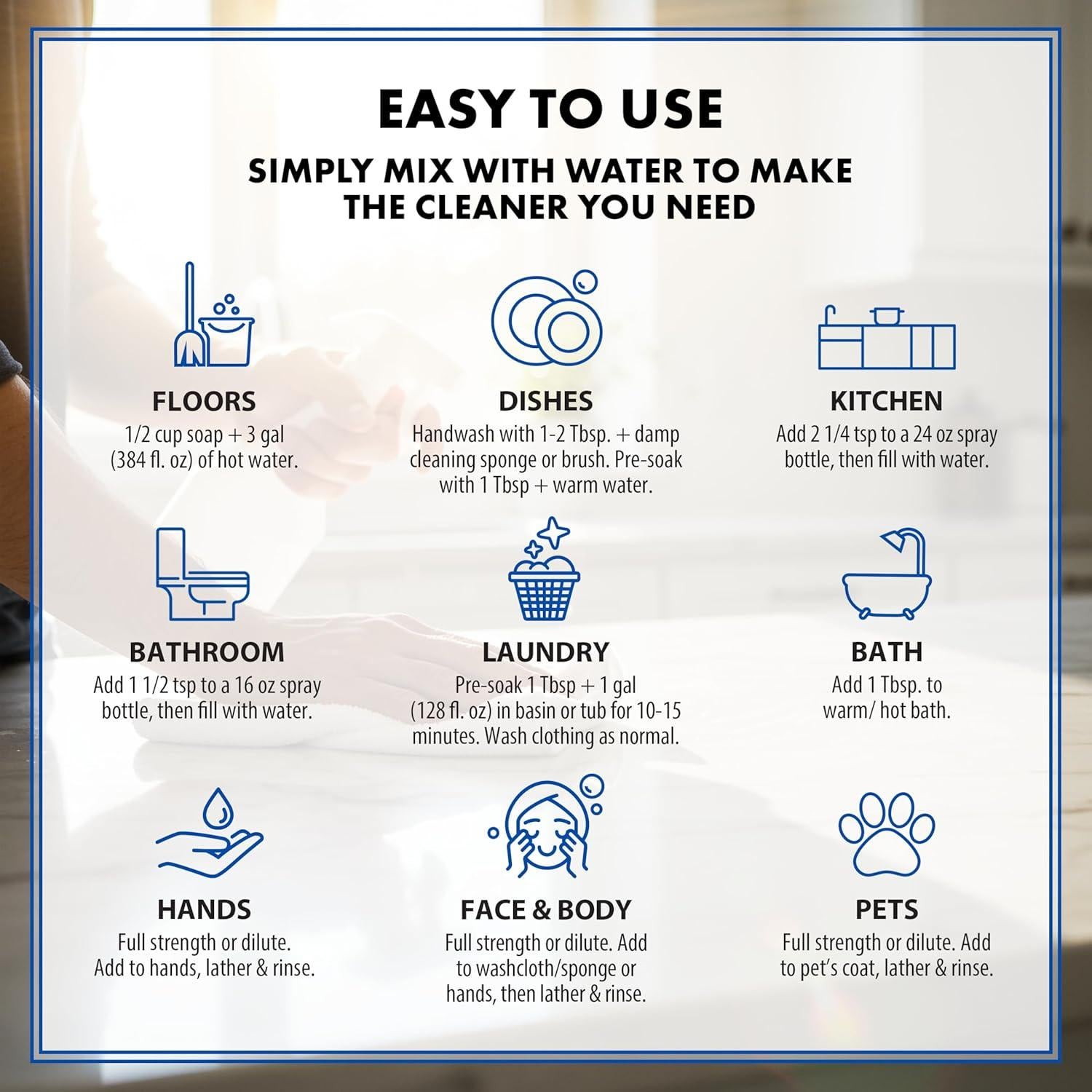 Jabón de Castilla Multiusos Harris Menta 946 ml - Limpieza Efectiva