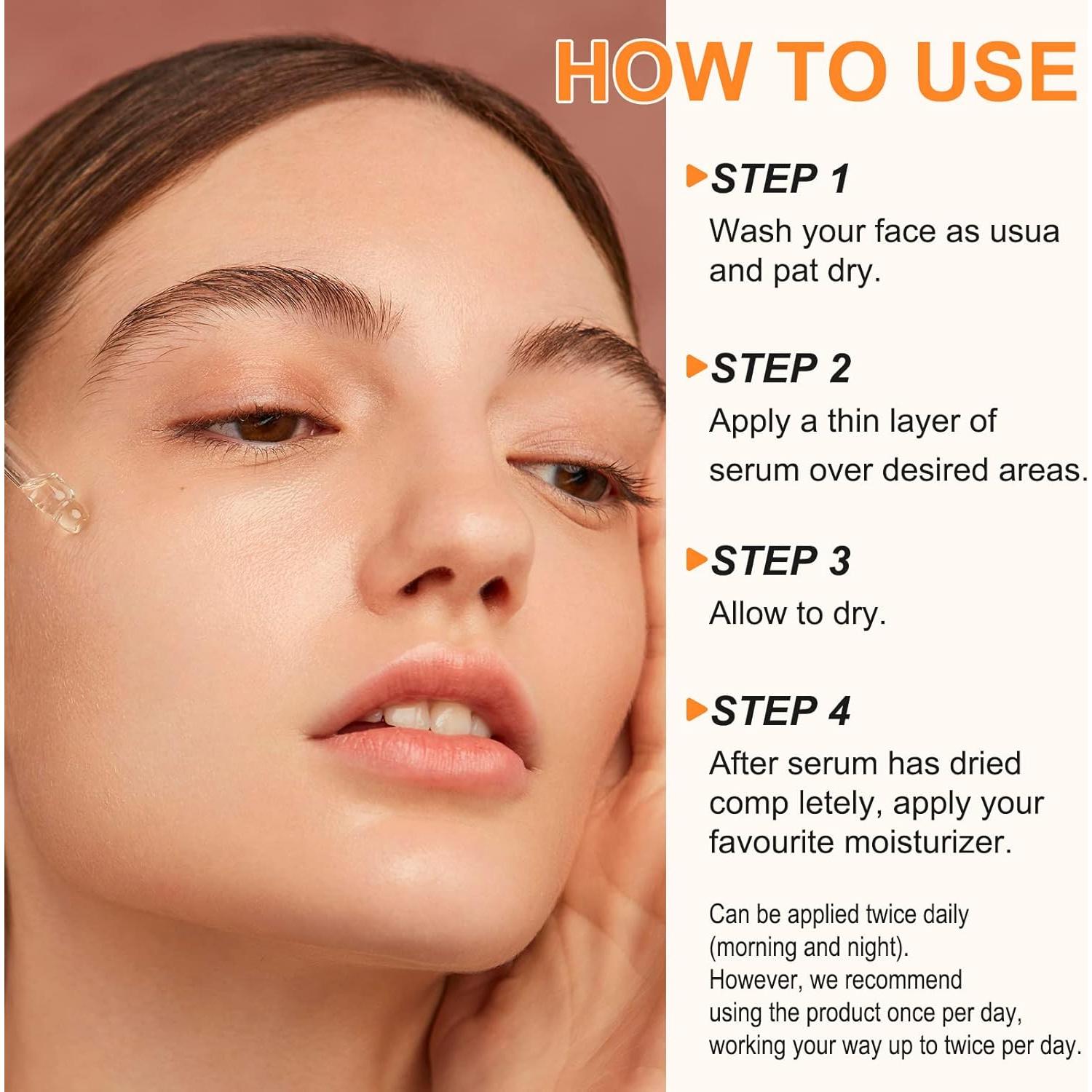 Suero Facial Vitamina C 20% ELBBUB con Ácido Hialurónico