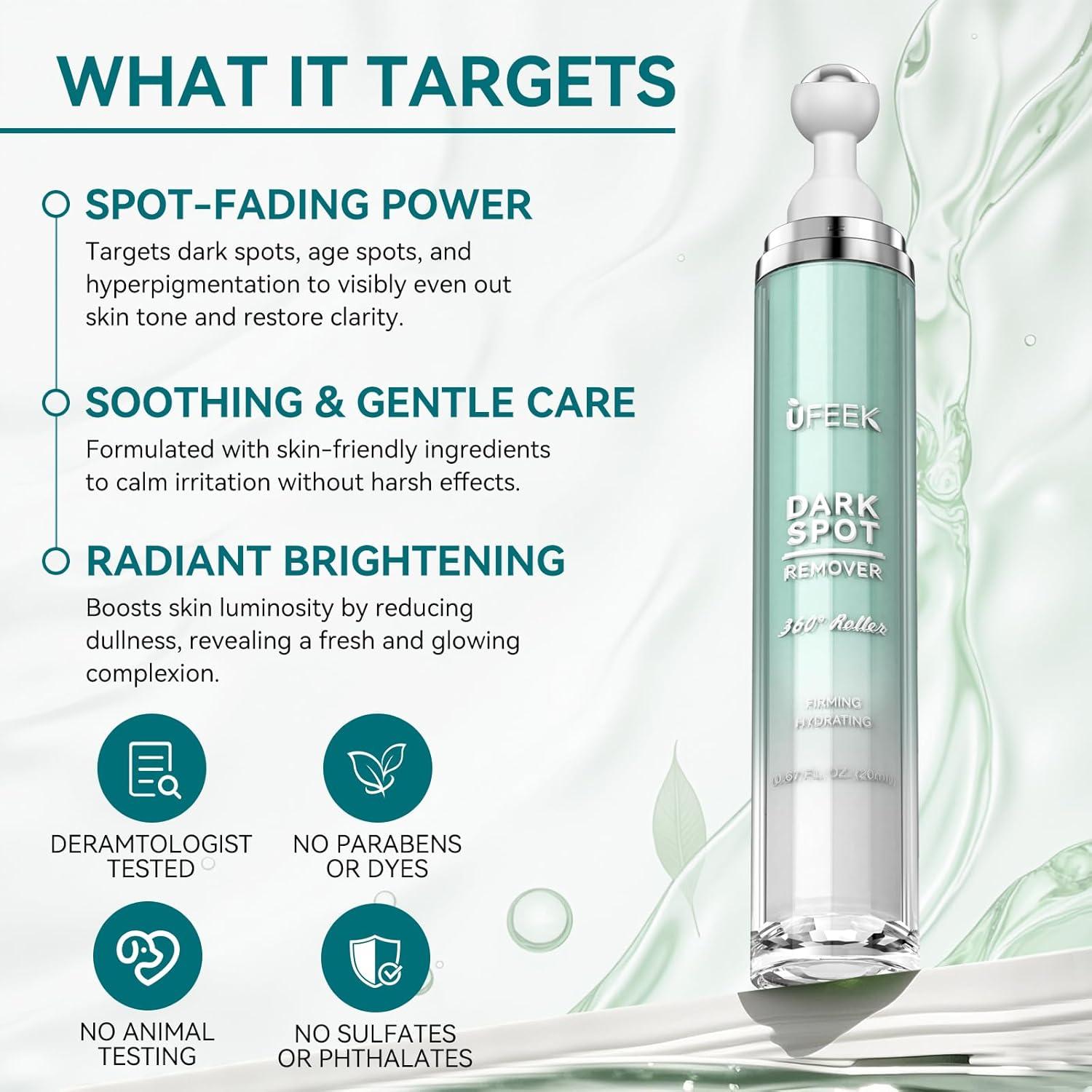 Removedor de Manchas Oscuras UFEEK con Bola de Masaje 360°