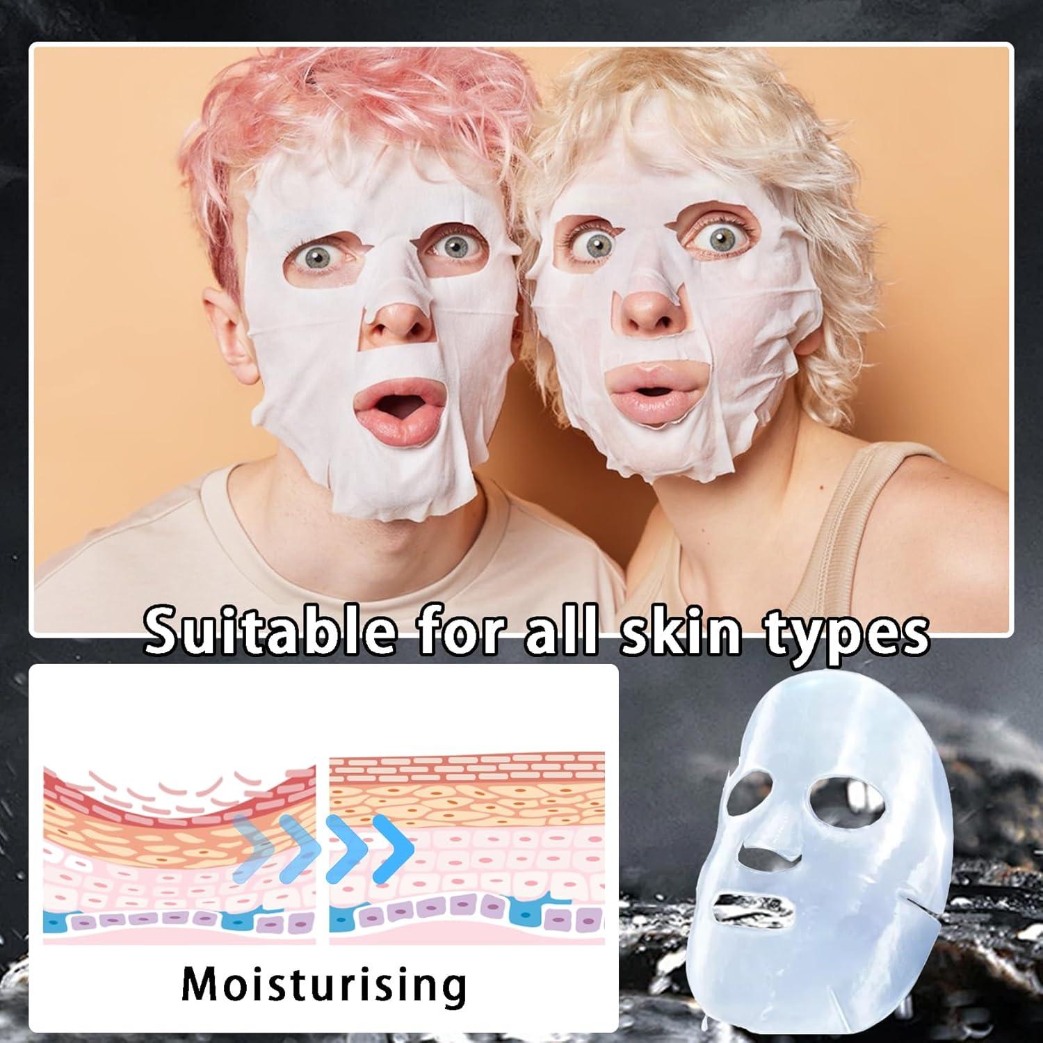 Mascarillas Faciales Hidratantes 10PCS LJYBoBin - Control de Aceite