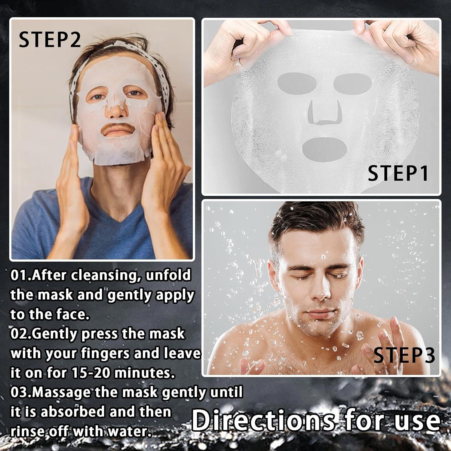 Mascarillas Faciales Hidratantes 10PCS LJYBoBin - Control de Aceite