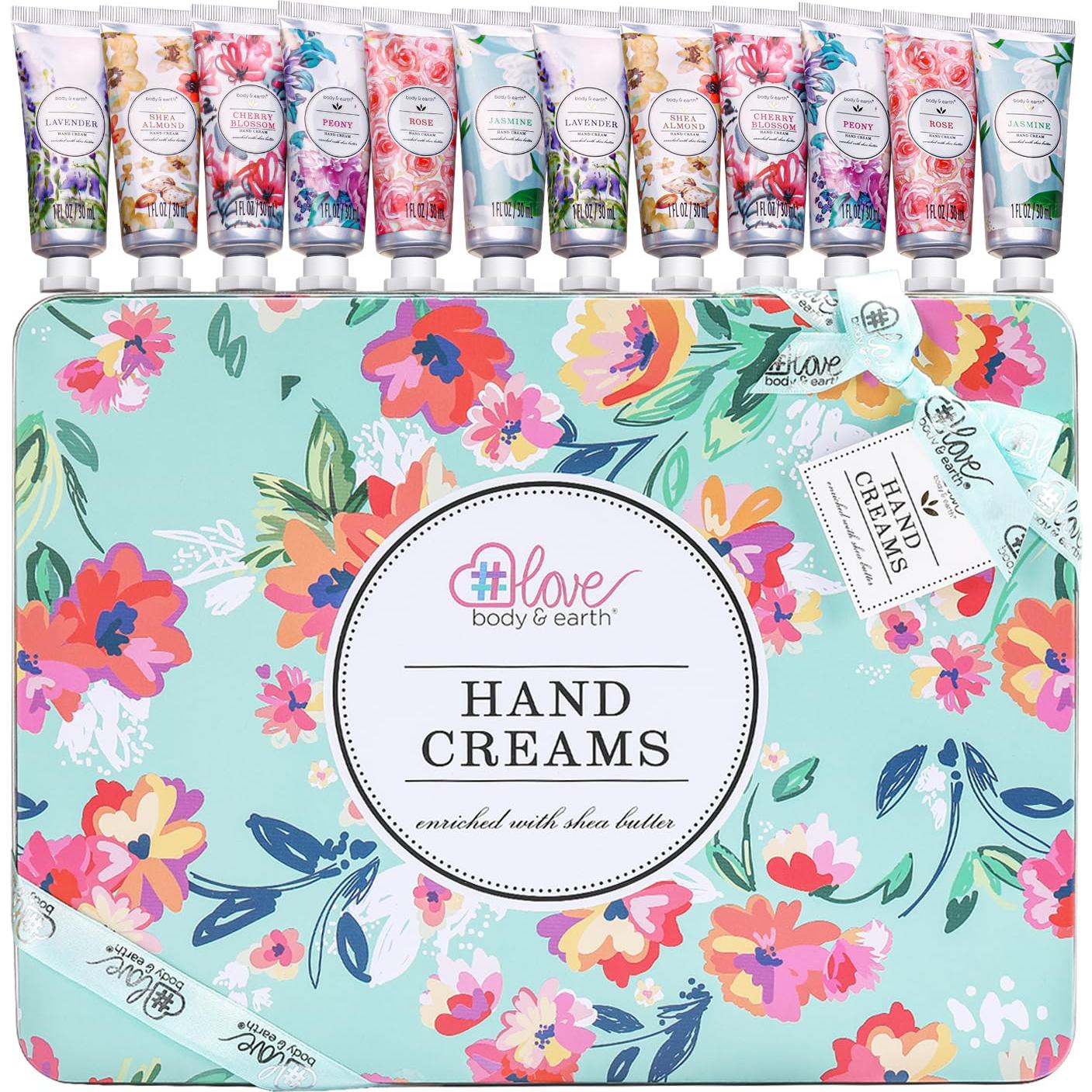 Set de Crema de Manos Body & Earth 12 Piezas Manteca de Karité