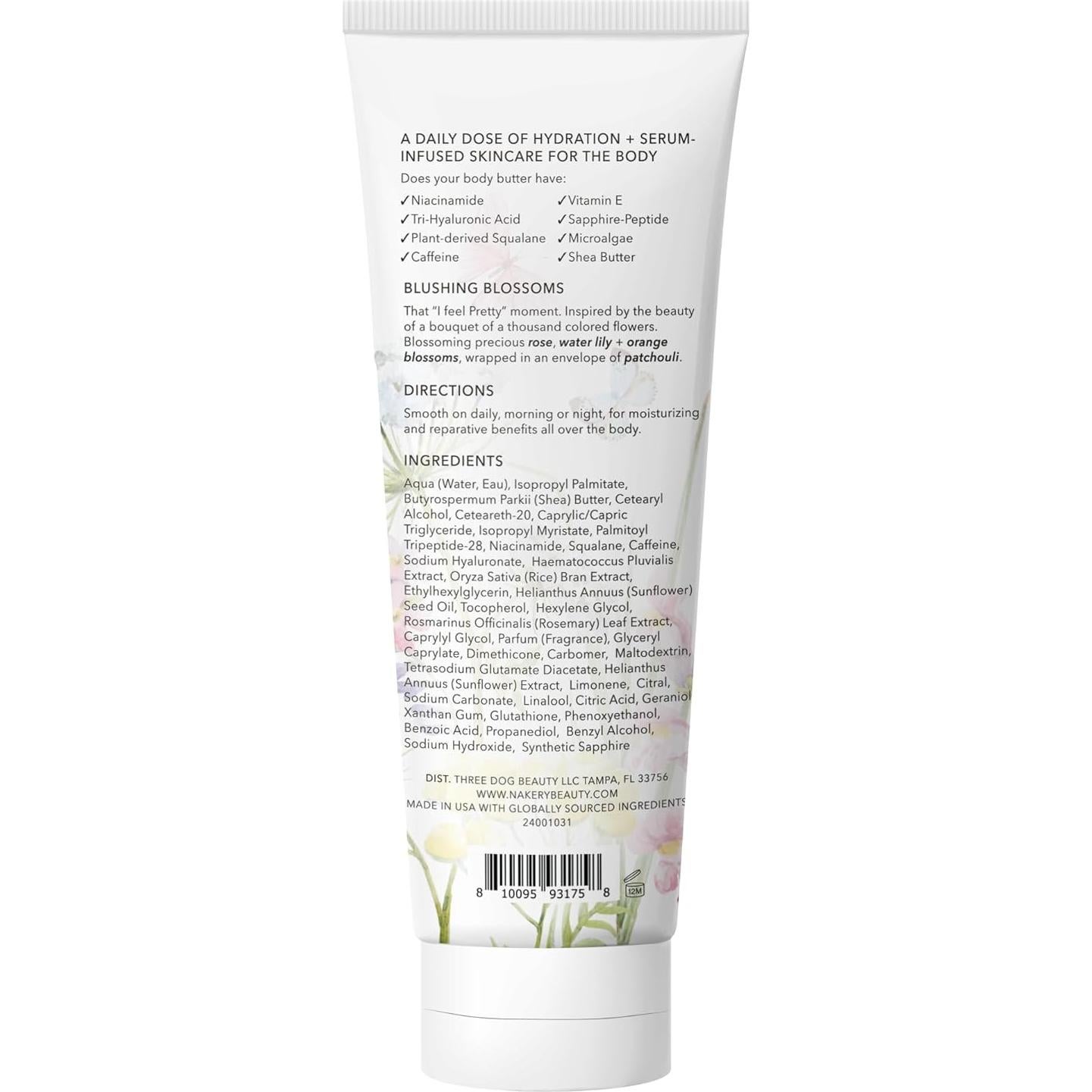 Manteca Corporal Nakery Anti Envejecimiento 300ml - Crema Hidratante y Reafirmante