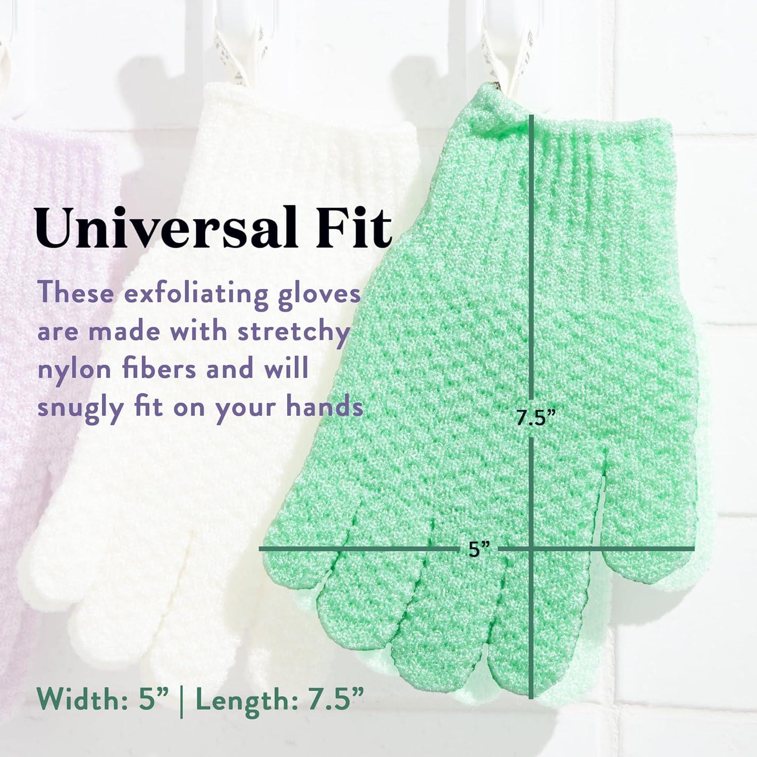 Guantes Exfoliantes Bare Botanics Menta Pack 4 Unidades