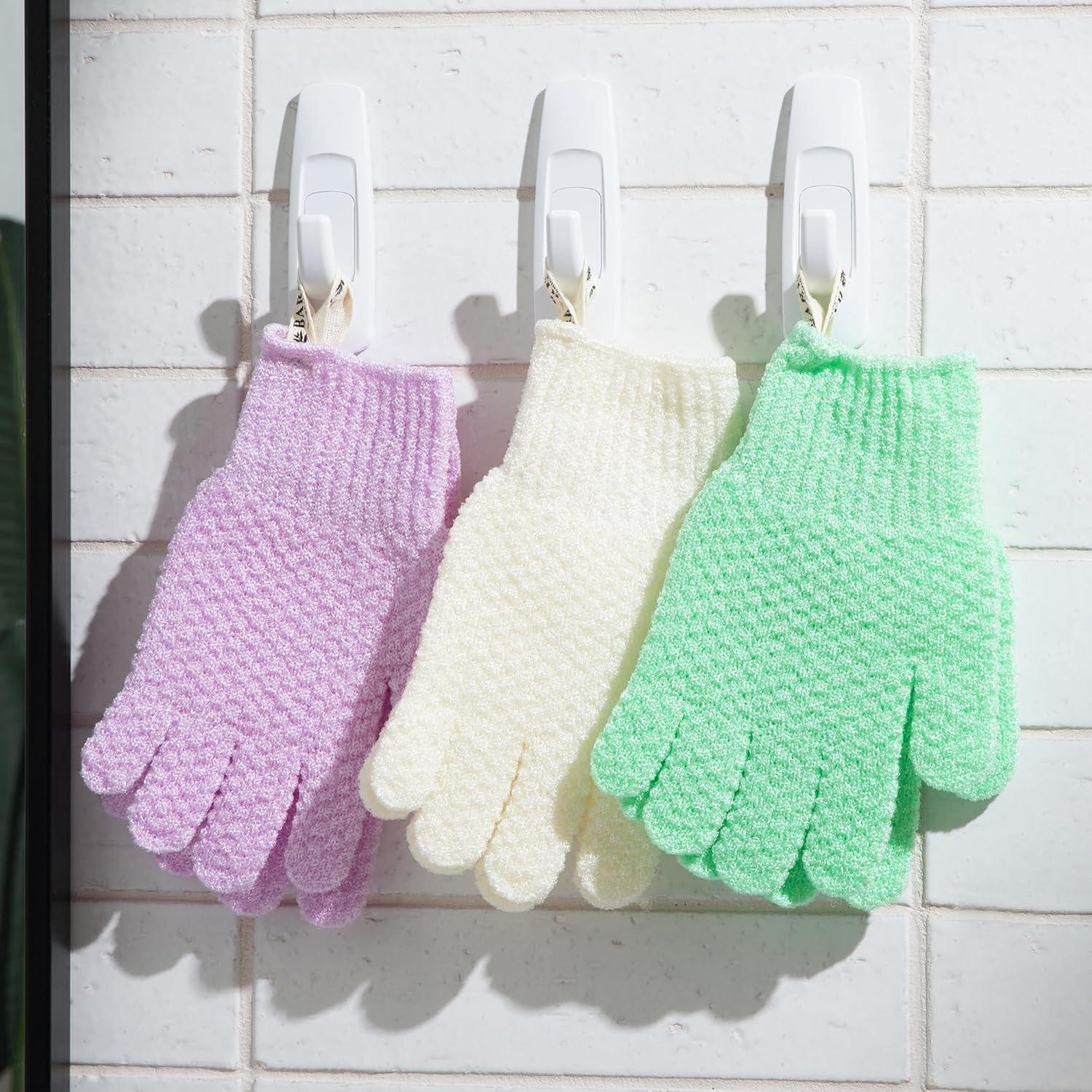 Guantes Exfoliantes Bare Botanics Menta Pack 4 Unidades