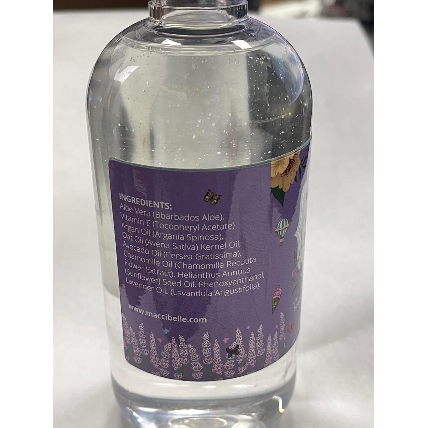 Aceite de Masaje Maccibelle Lavanda 227 g con Vitamina E y Aloe Vera