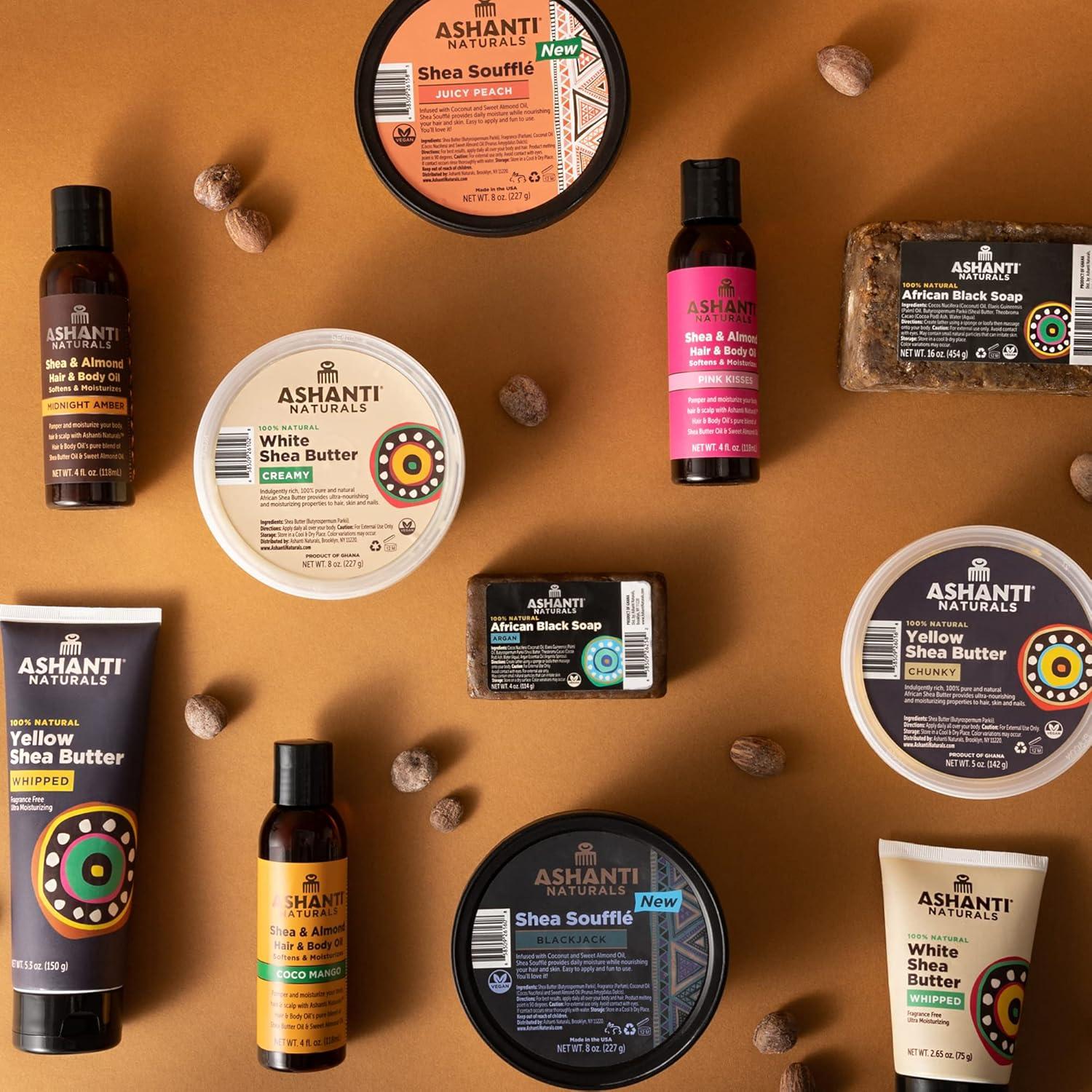 Aceite de Karité y Almendra Dulce Ashanti Naturals 118 ml