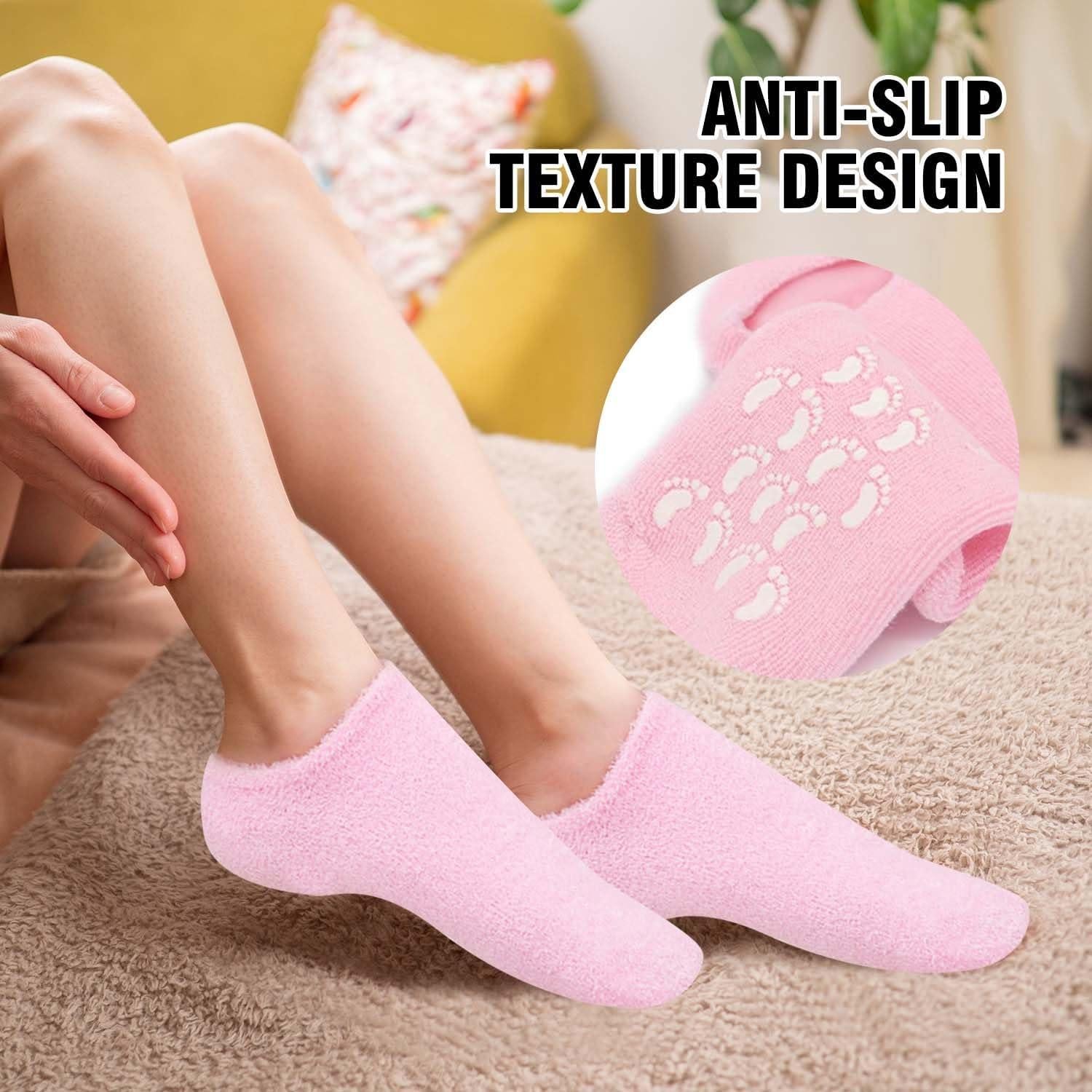 Juego de Calcetines y Guantes Hidratantes HATINXIA Rosa