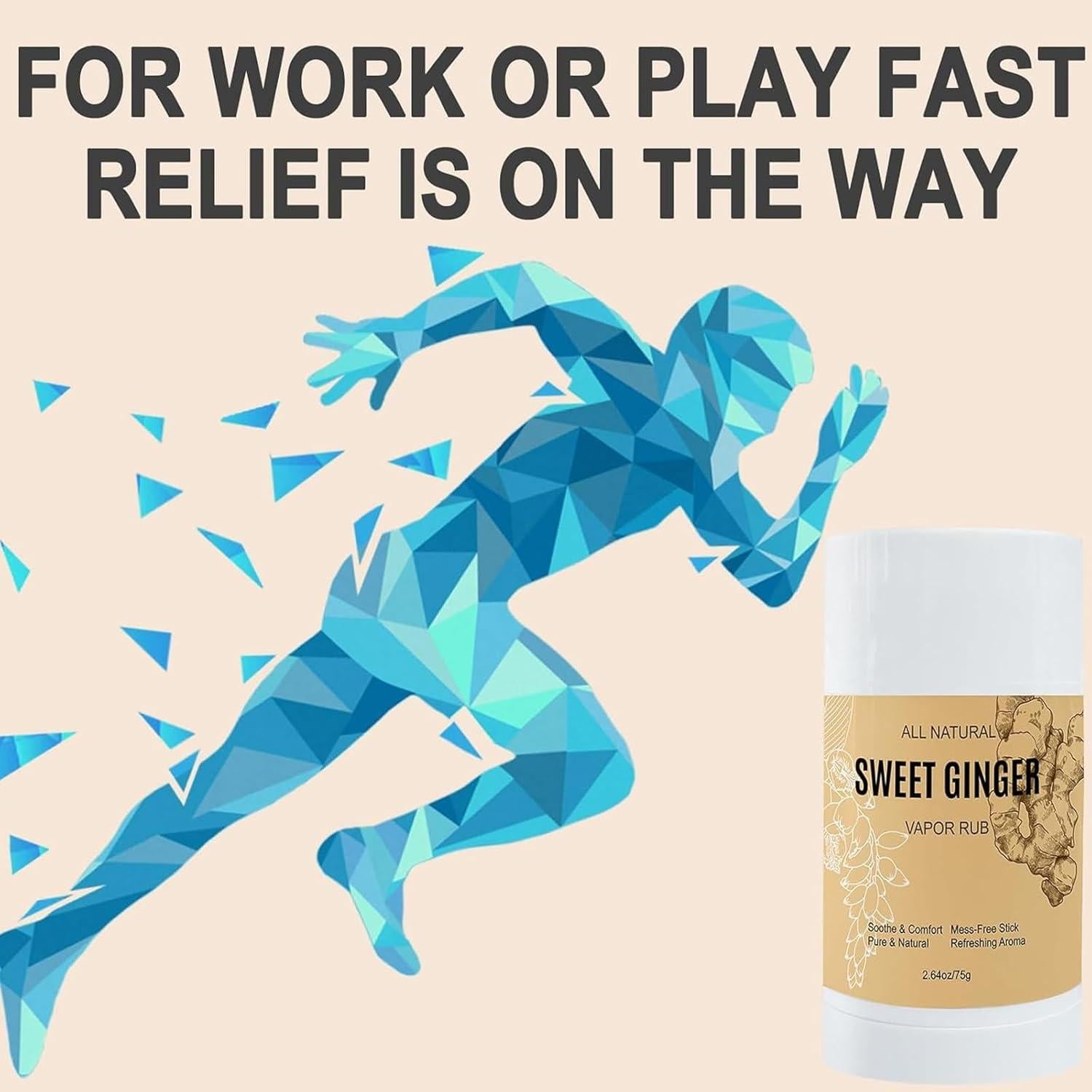 Bálsamo de Vapor Natural FITactic - Jengibre y Menta 2pcs