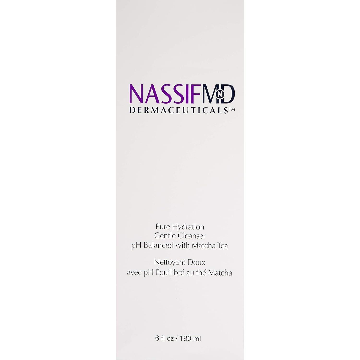 Limpiador Facial Hidratante NassifMD 177 ml con Matcha
