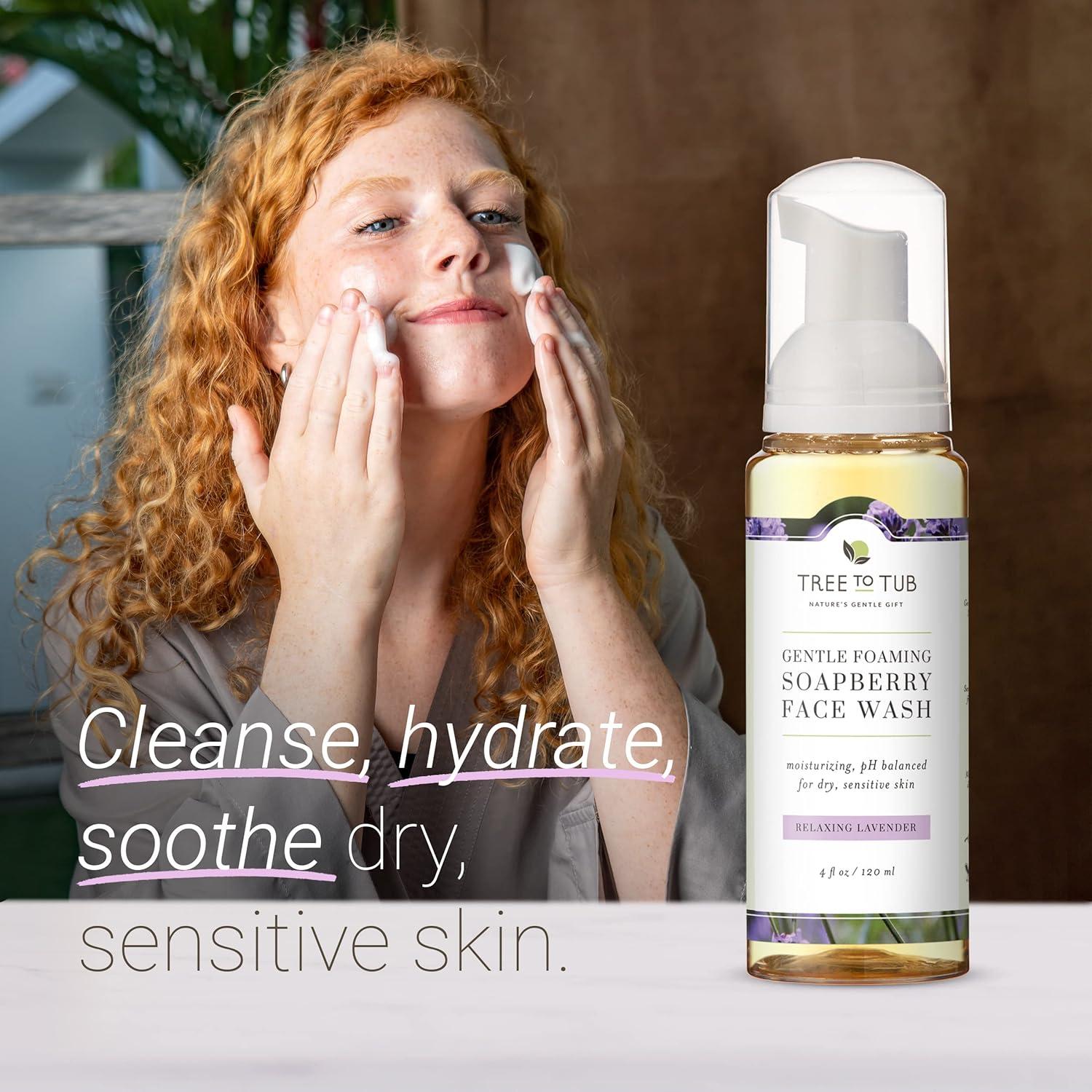 Limpiador Facial Tree to Tub 113ml - Hidratante Piel Sensible Lavanda