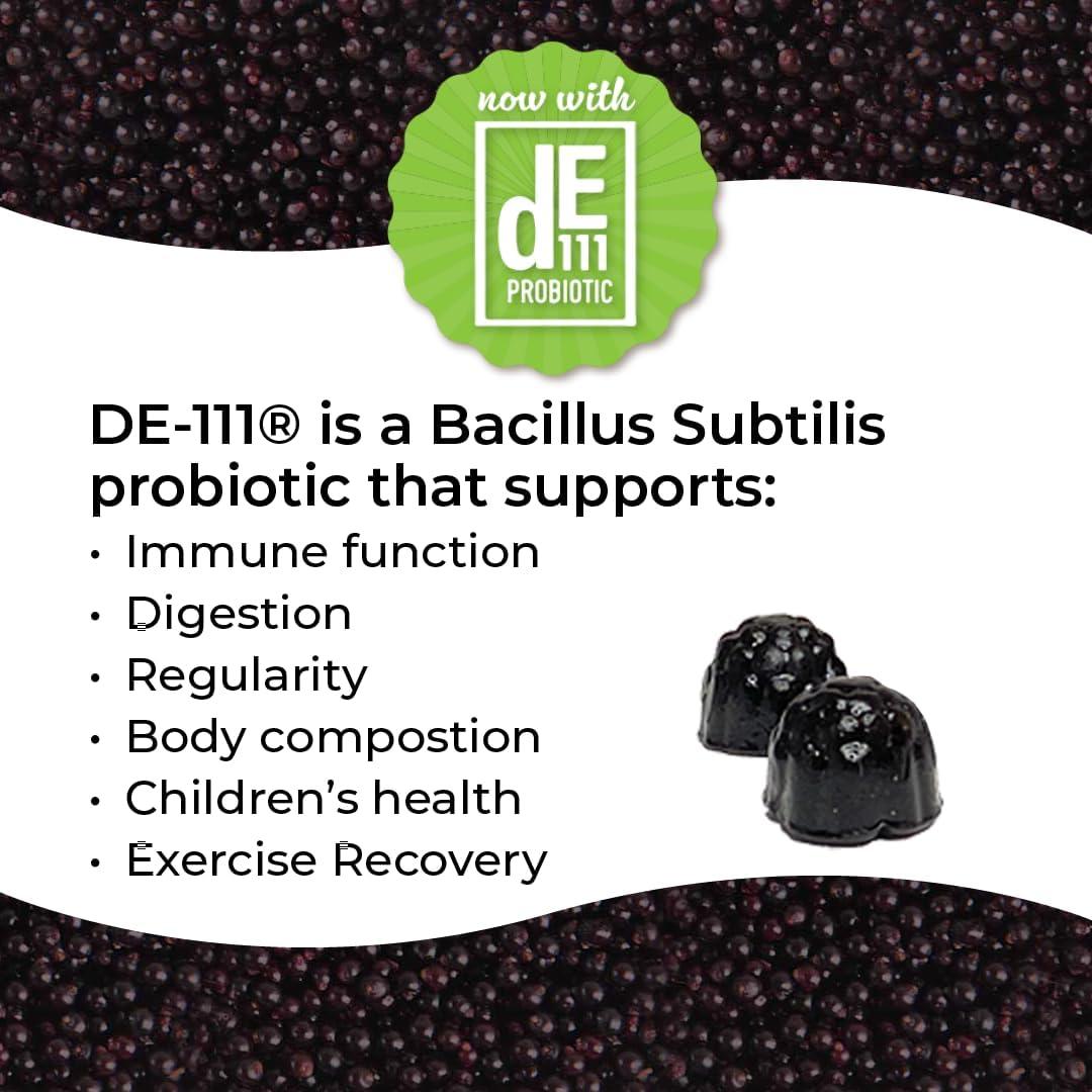 Gomitas de Saúco Orgánicas Norm's Farms - Inmunidad Diaria 60 Unidades