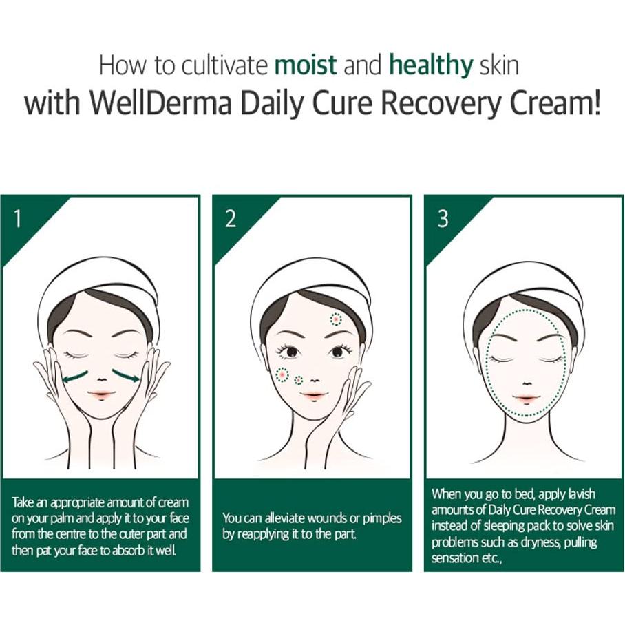 Crema Hidratante Wellderma Cica 49.87 mL - Centella Asiática