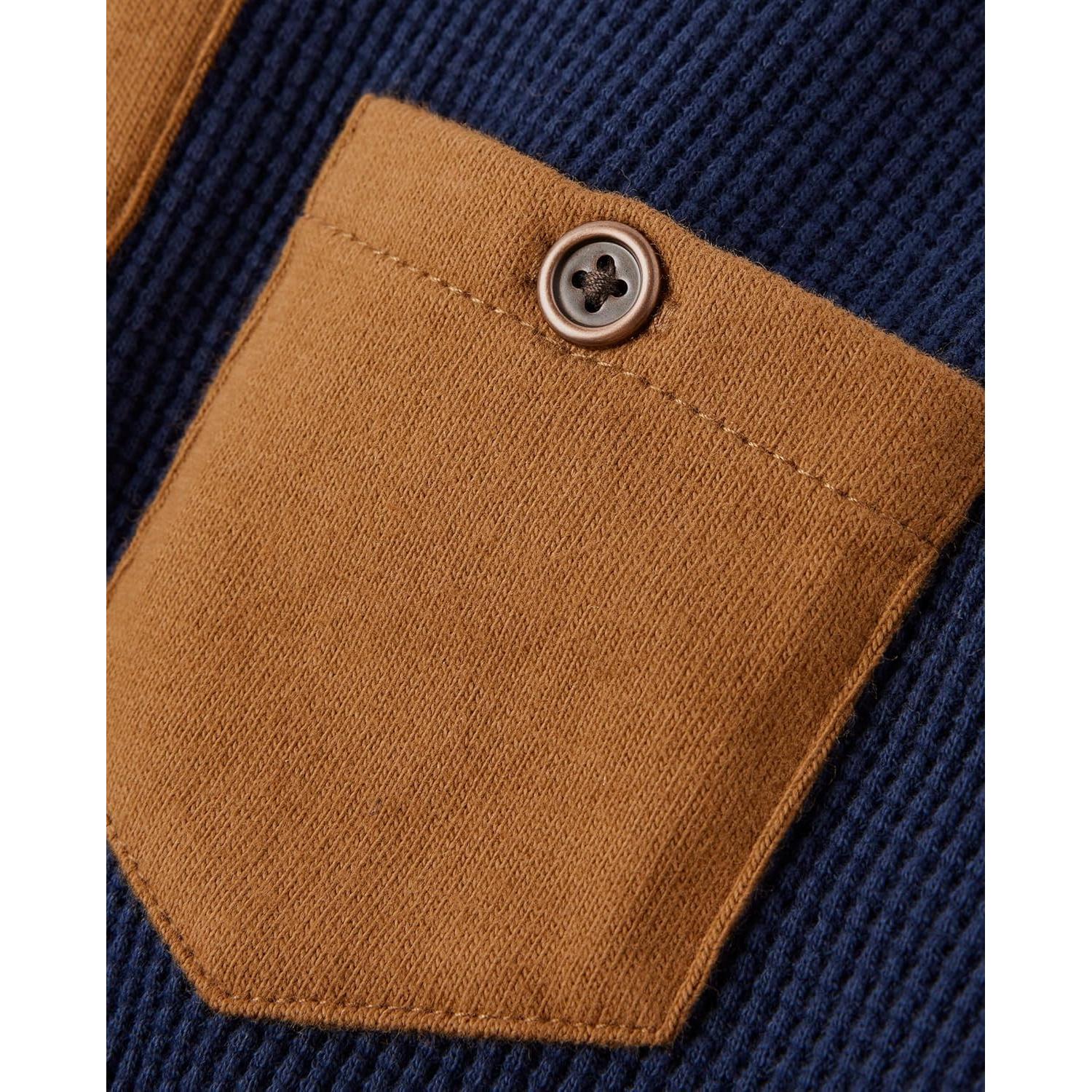 Camisa Henley Térmica Manga Larga Niños Gymboree 2T Azul