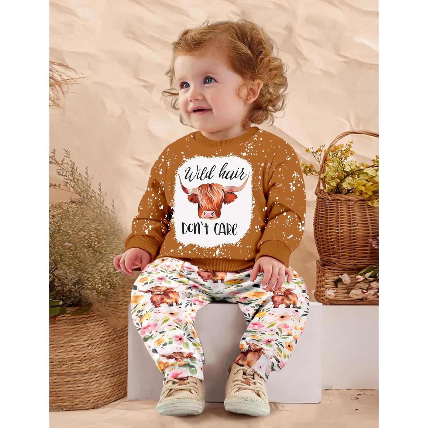 Conjunto de Sudadera y Pantalones para Niña ADIFUN 6-12 Meses