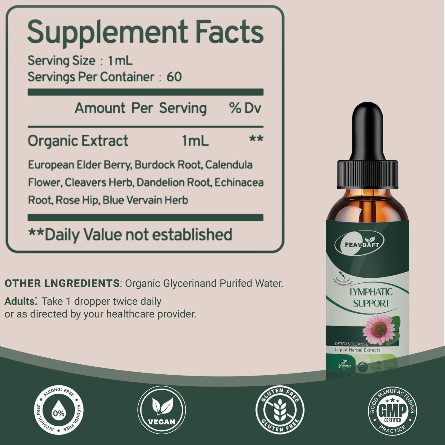 Gotas Liposomales Drenaje Linfático FitEval 59.15 ml