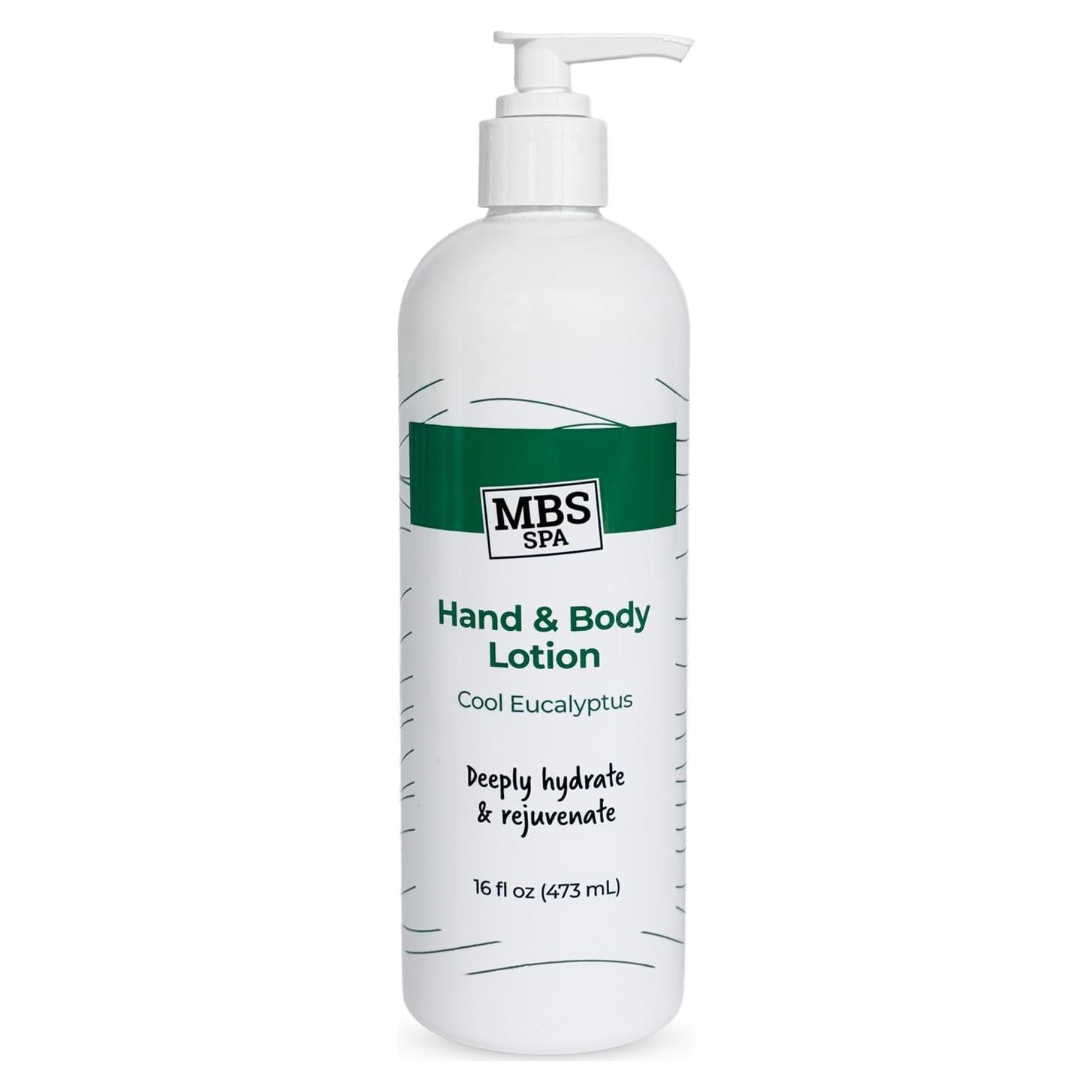 Loción Hidratante para Manos y Cuerpo MBS Spa 473 ml - Rápida Absorción