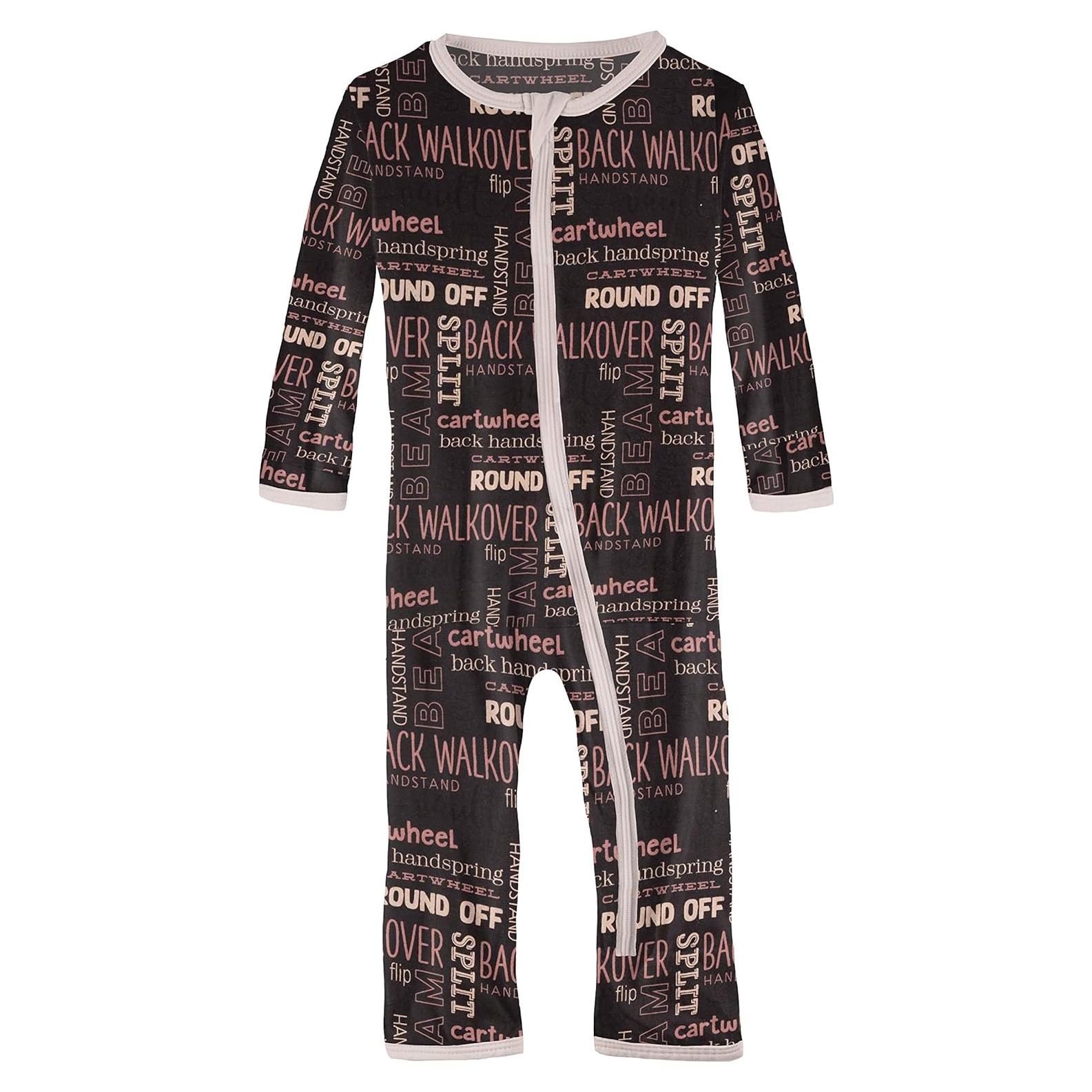 Mono KicKee Cremallera 6-9 Meses Niña Cebra Suave UPF 50+