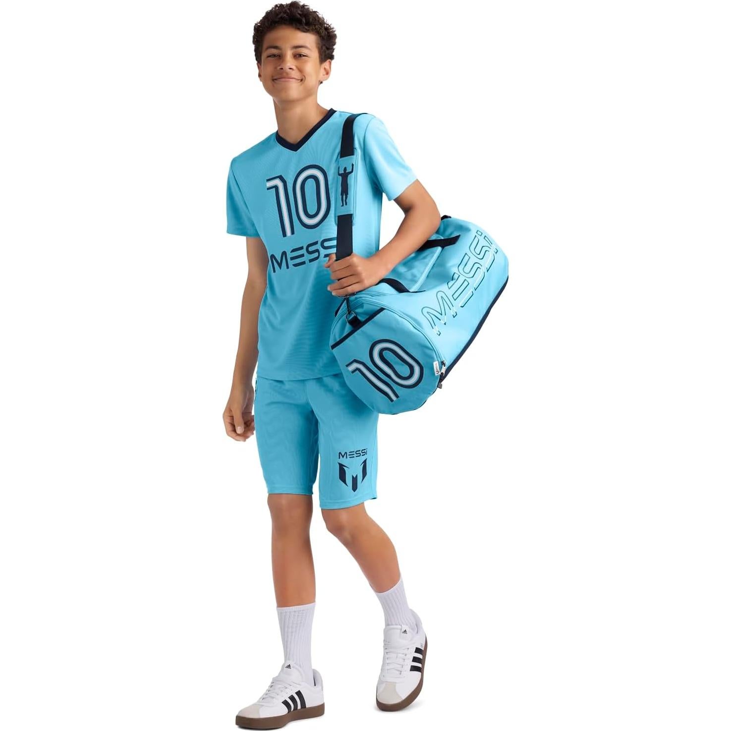 Bolso de Viaje Messi Azul Argentina - Tamaño Único, Duradero y Espacioso
