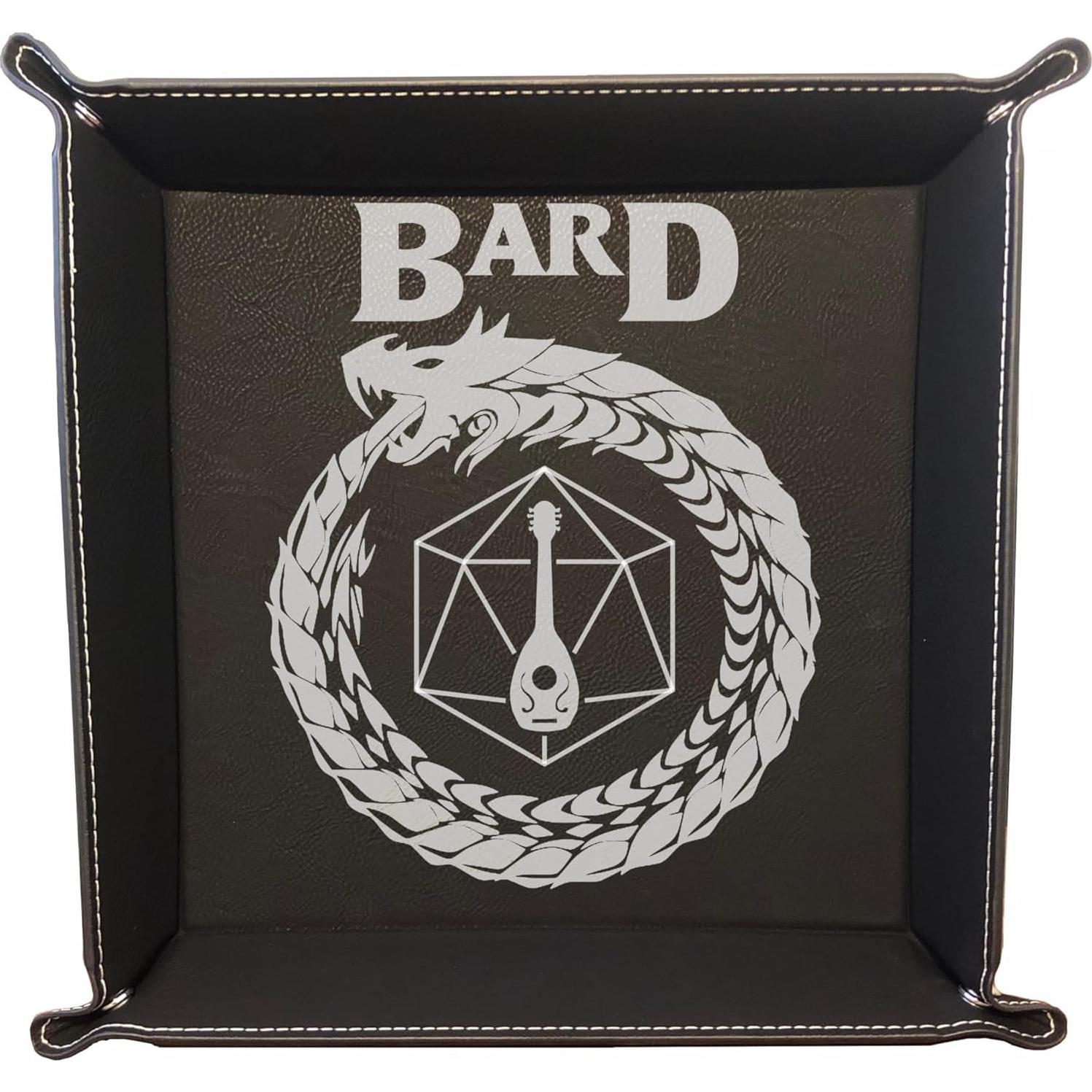 Bandeja de Dados D&D PrecisionNC Cuero Sintético Negro 32.7cm