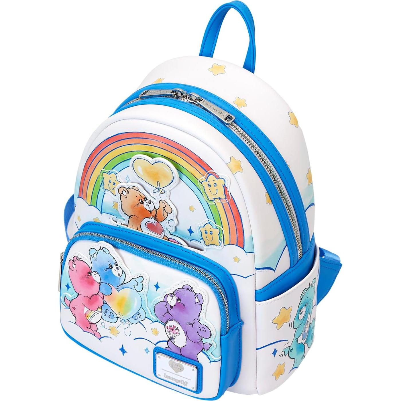 Mochila Mini Arcoíris Loungefly Care Bears 22.86x11.43x26.67cm