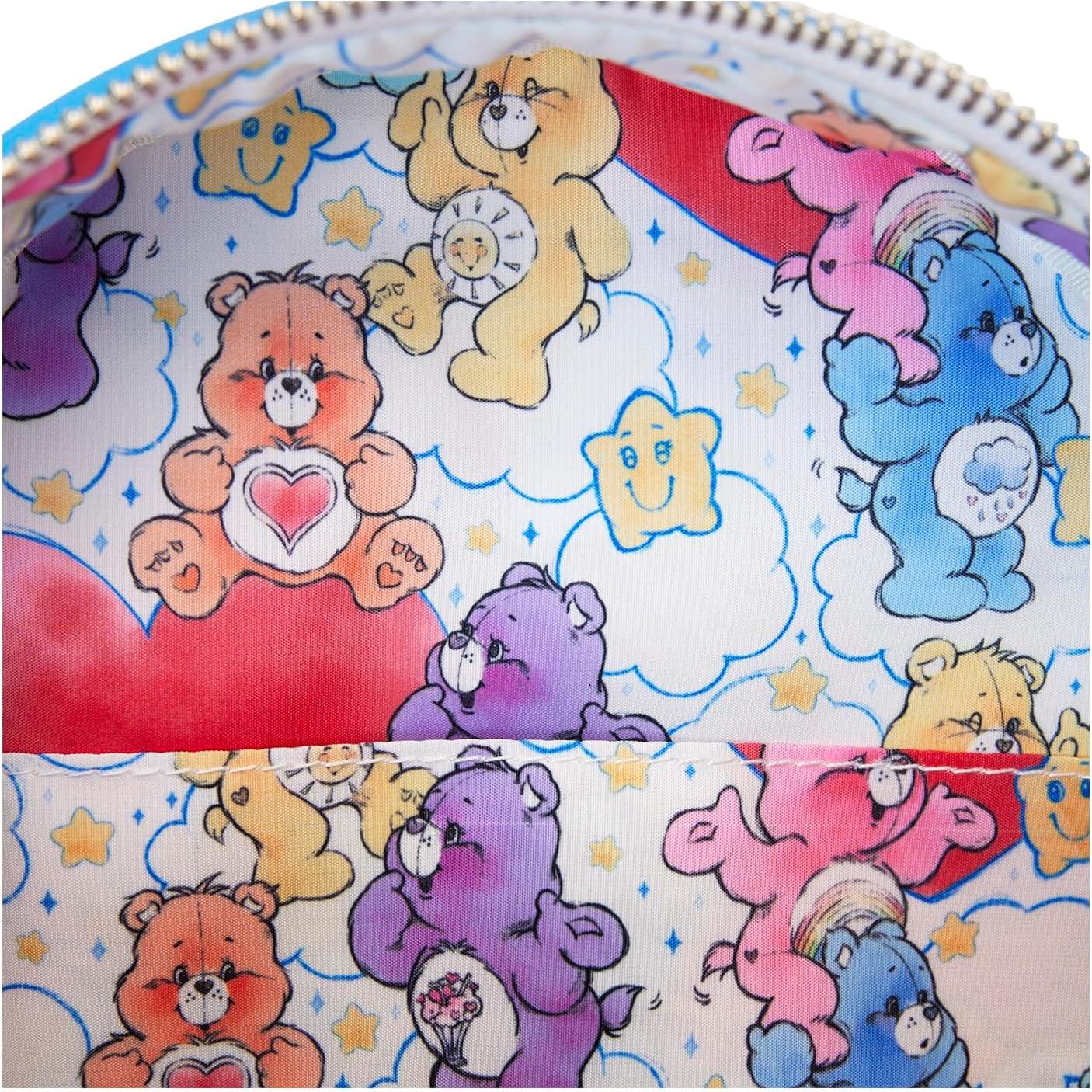 Mochila Mini Arcoíris Loungefly Care Bears 22.86x11.43x26.67cm