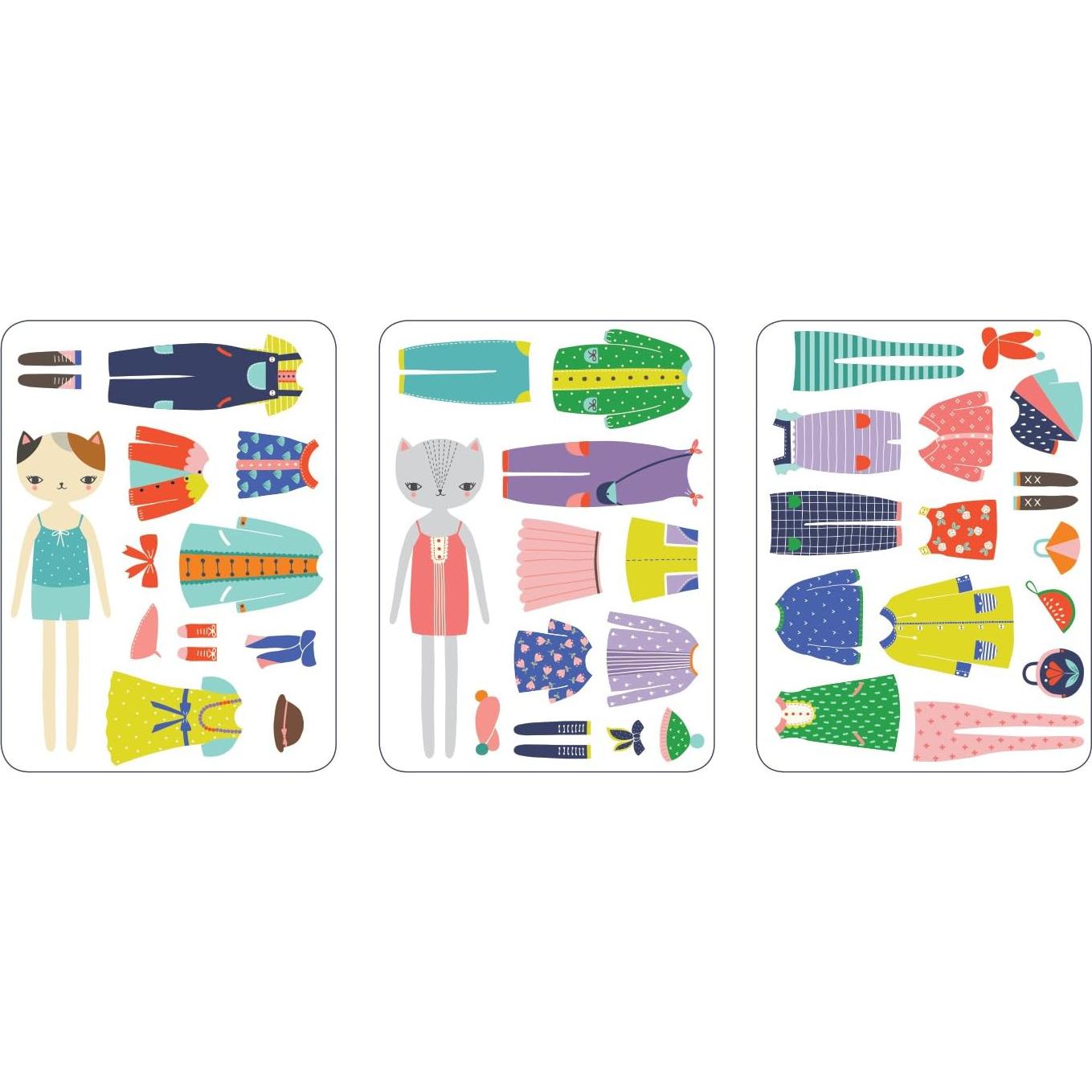 Set de Juego Magnético de Moda de Gato Mudpuppy 22.23 cm