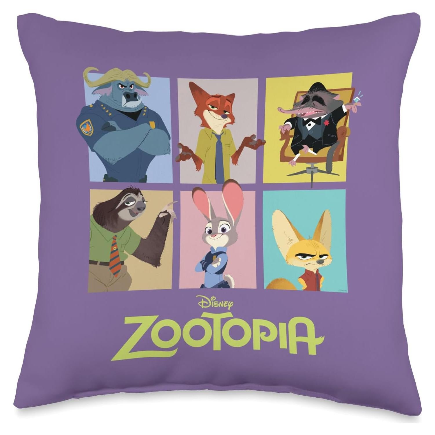 Cojín Zootopia Disney 40x40 cm Personajes Judy y Nick