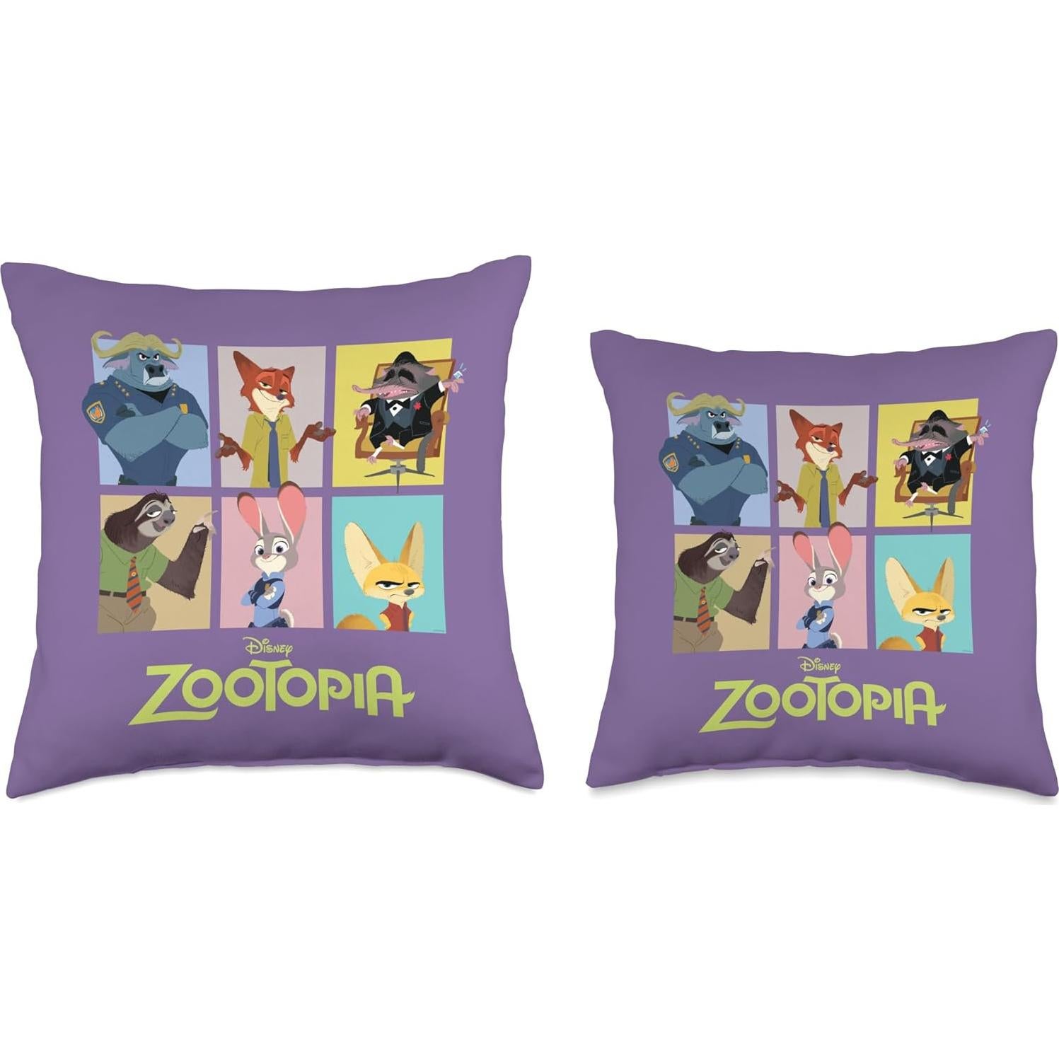 Cojín Zootopia Disney 40x40 cm Personajes Judy y Nick