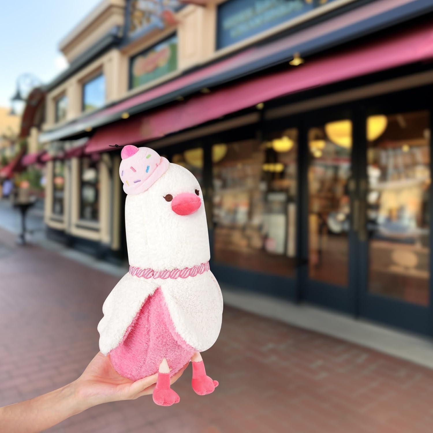 Almohada de Peluche Pato Plátano PEACH CAT 30 cm Pastel