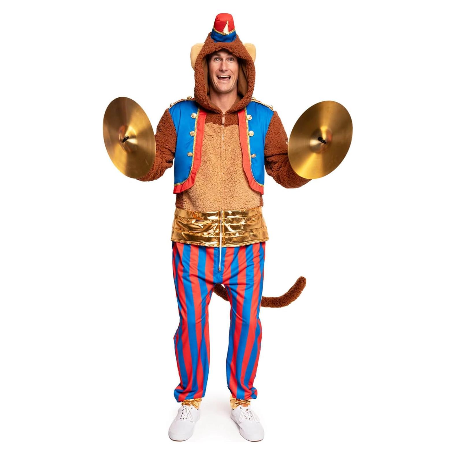 Disfraz de Mono Aplaudidor para Hombre Tipsy Elves - Mediano