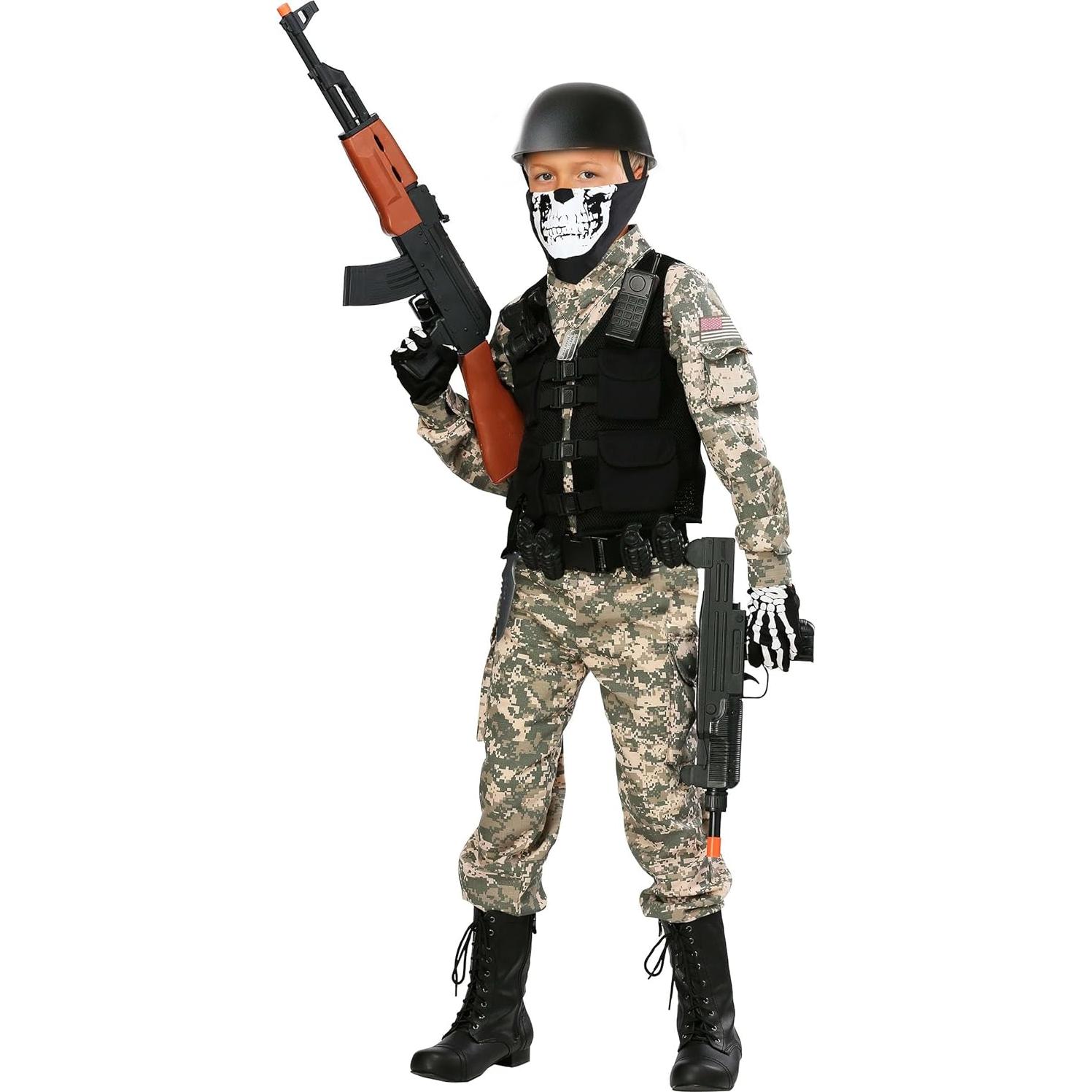 Disfraz de Soldado de Batalla para Niños Fun Costumes XS