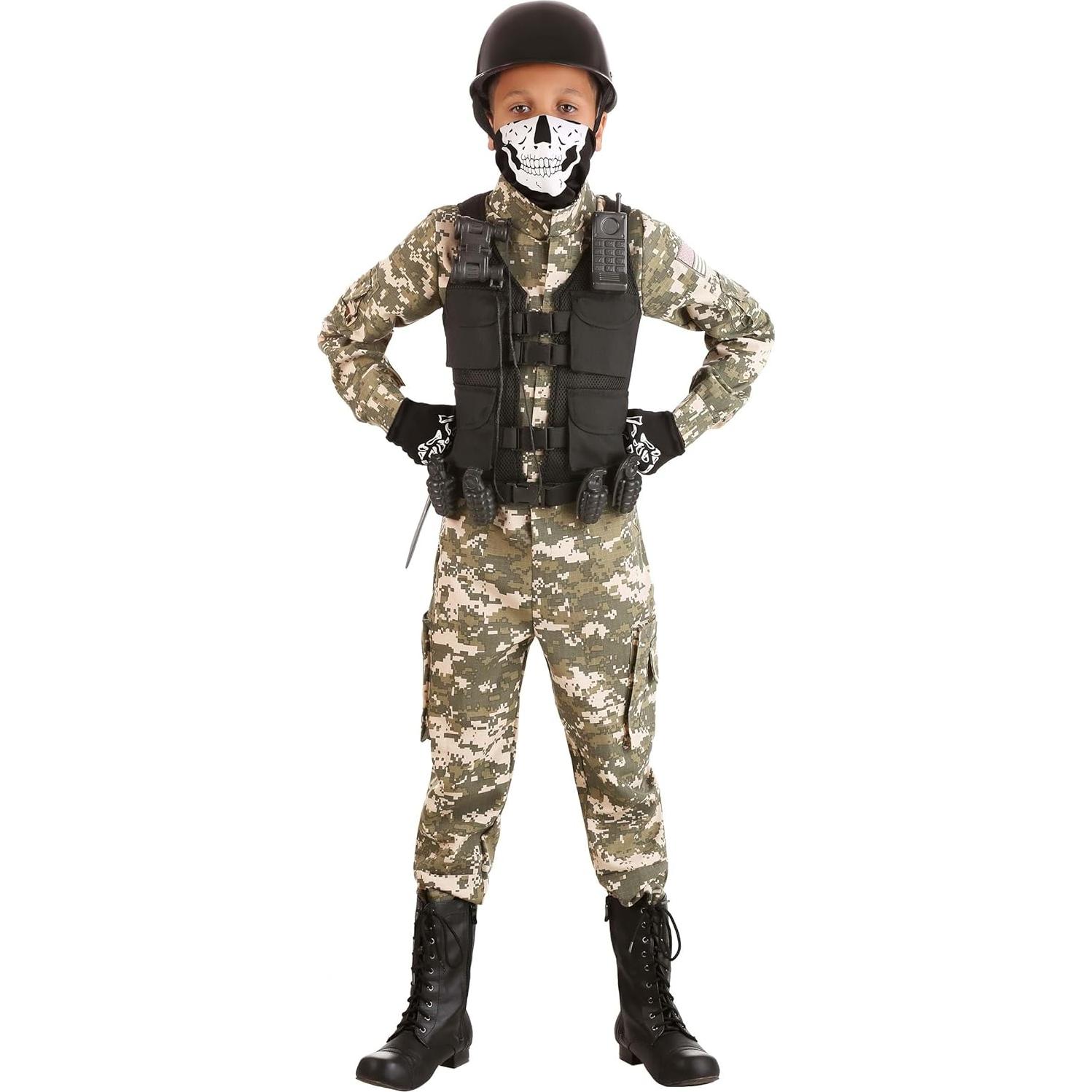 Disfraz de Soldado de Batalla para Niños Fun Costumes XS