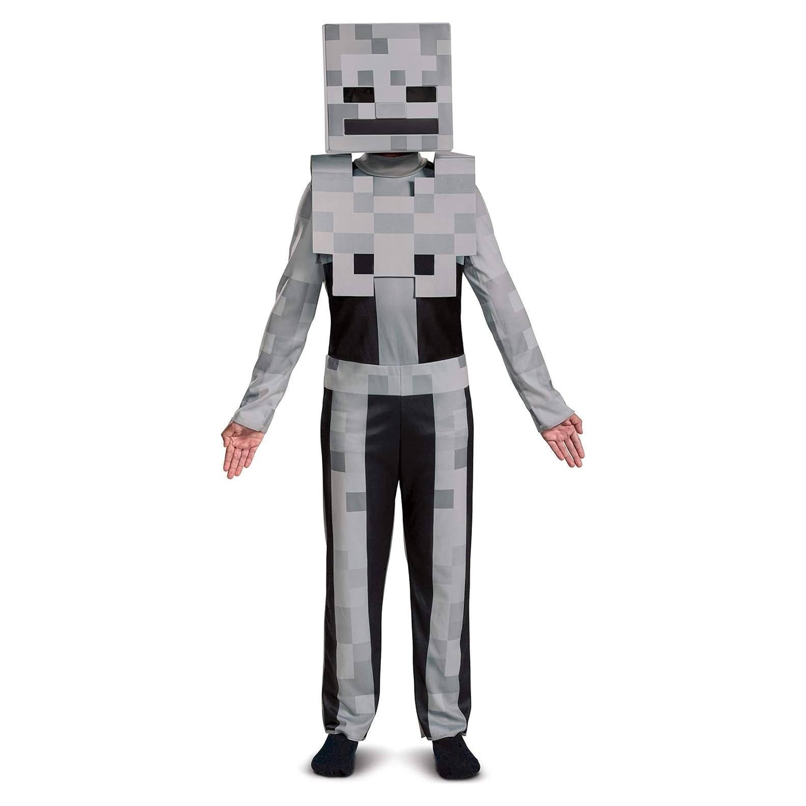 Disfraz Esqueleto Minecraft Disguise para Niños 4-6 Años
