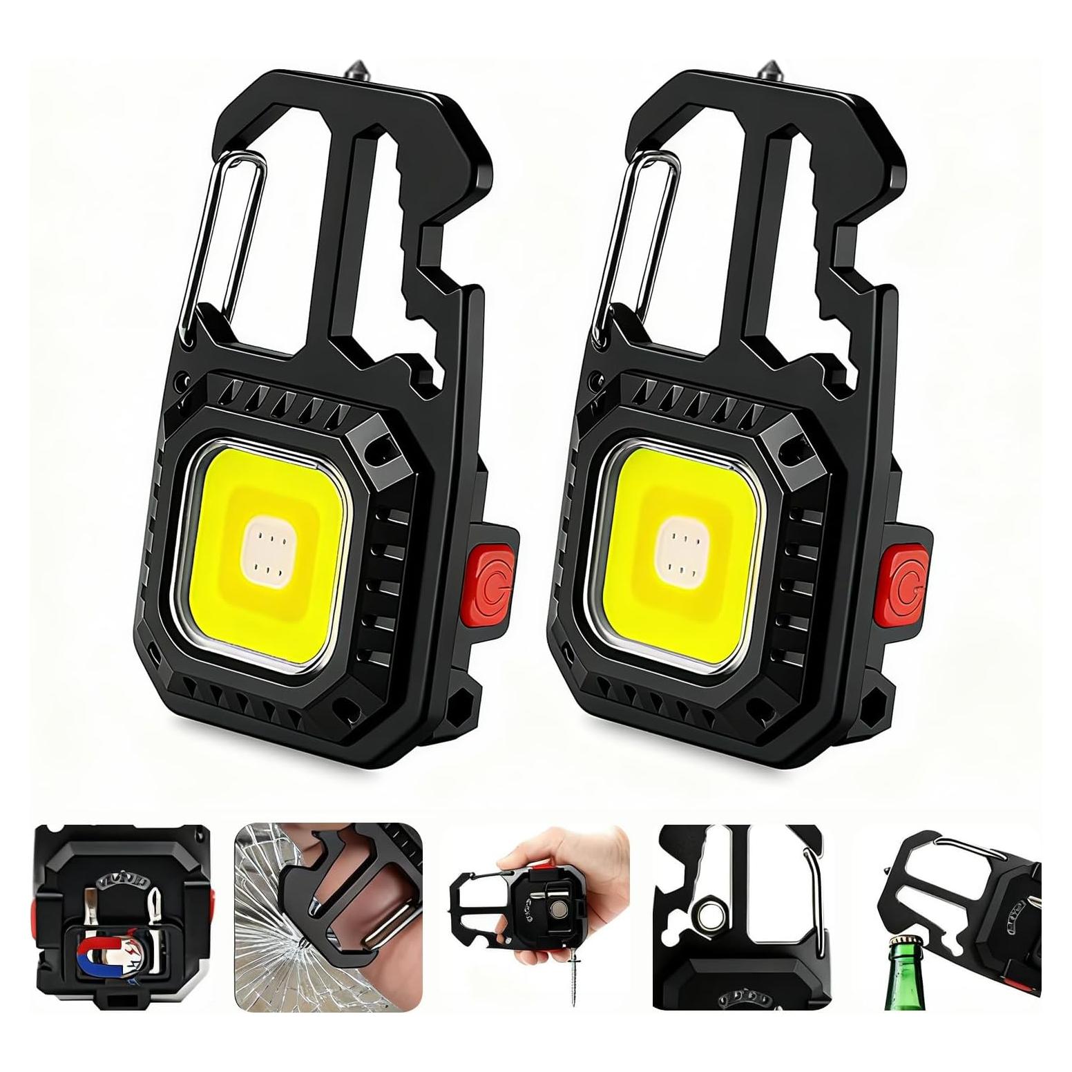 Linterna de Llavero Recargable MAKDAK W5138 - 1000 Lúmenes