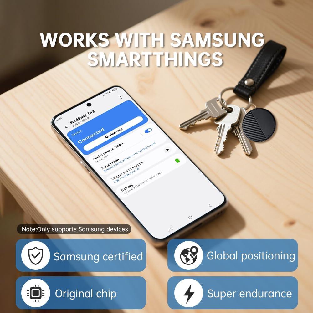 Rastreador Bluetooth Samsung SmartTag P19 - Localizador IP65
