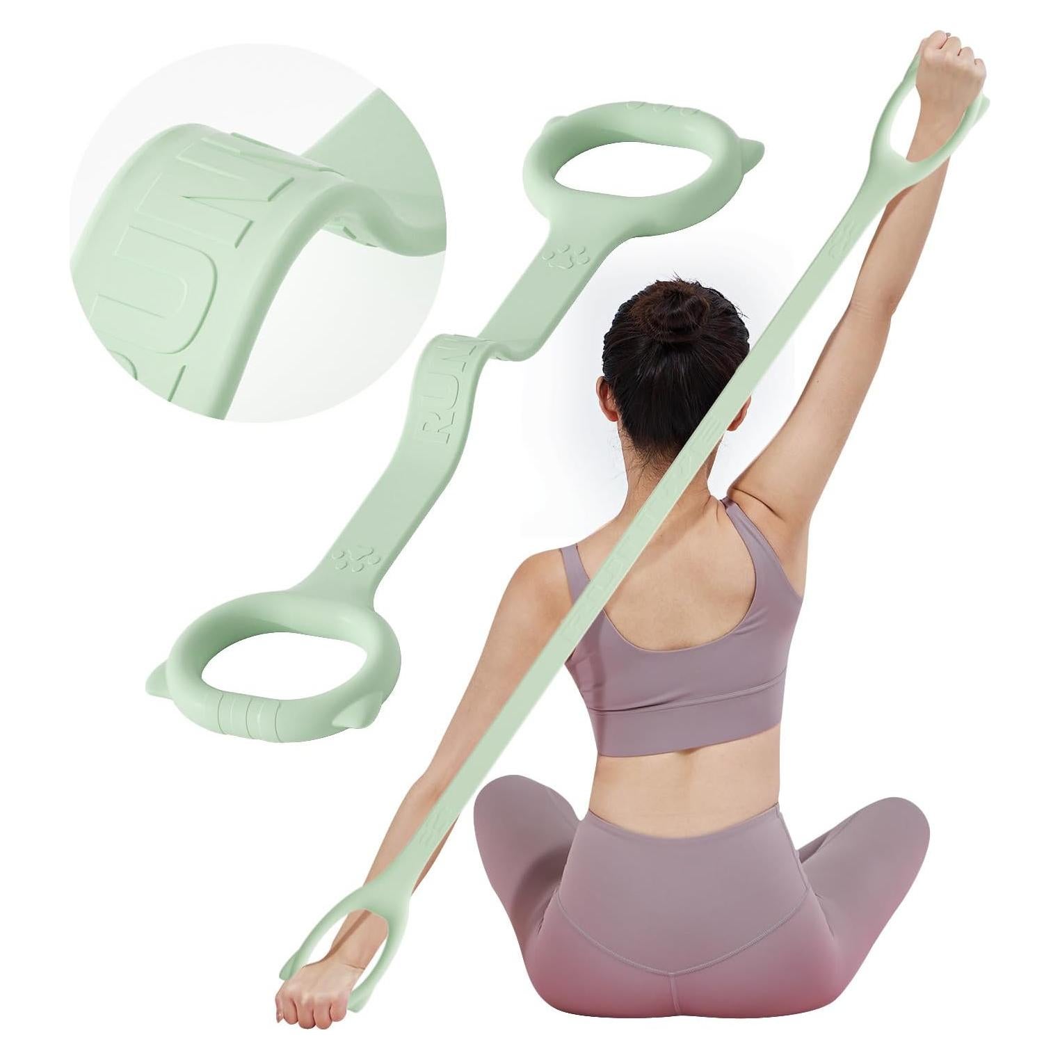 Banda de Resistencia Figura 8 RUNWE 20LB Verde - Ejercicio y Estiramiento