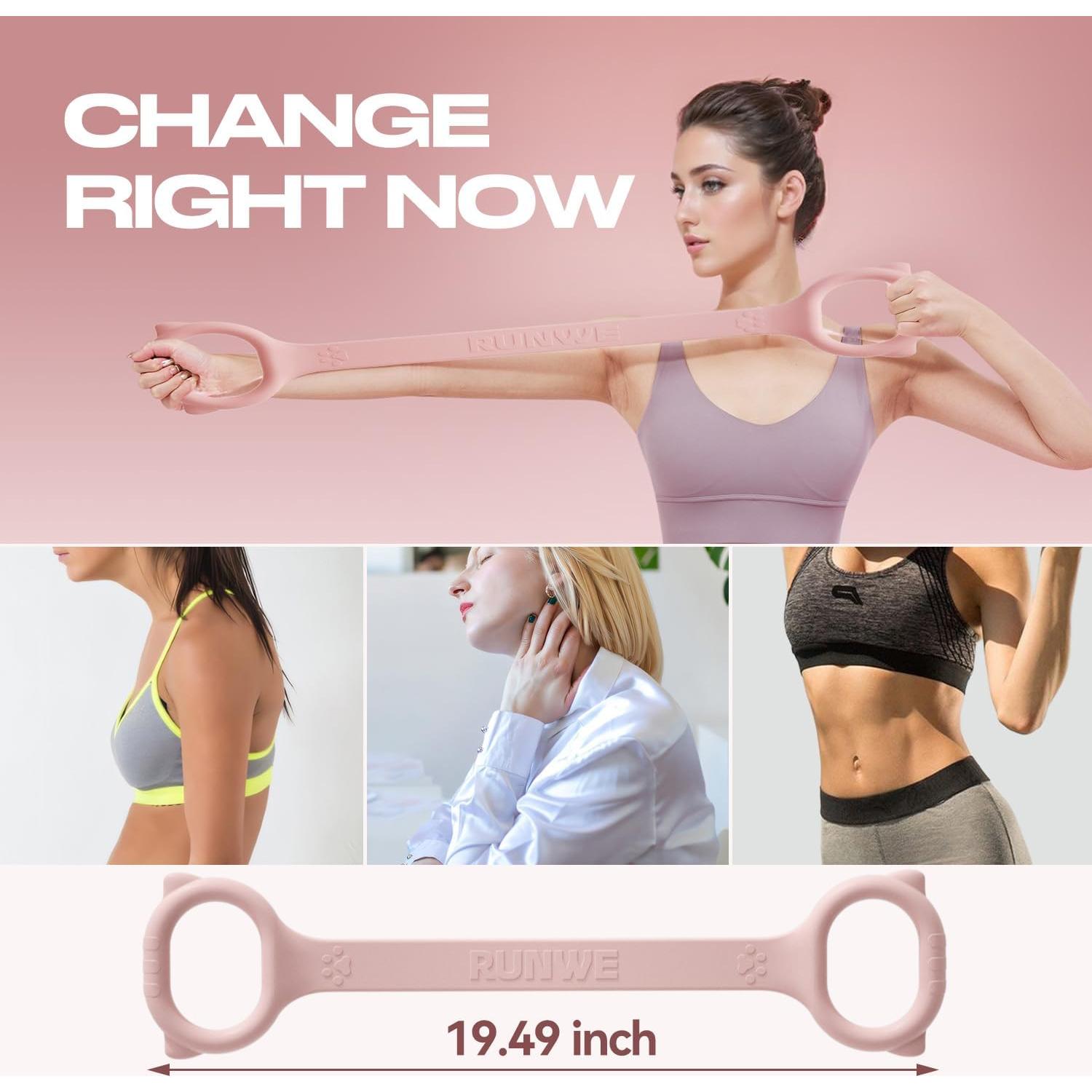 Banda de Resistencia Figura 8 RUNWE 20LB Verde - Ejercicio y Estiramiento