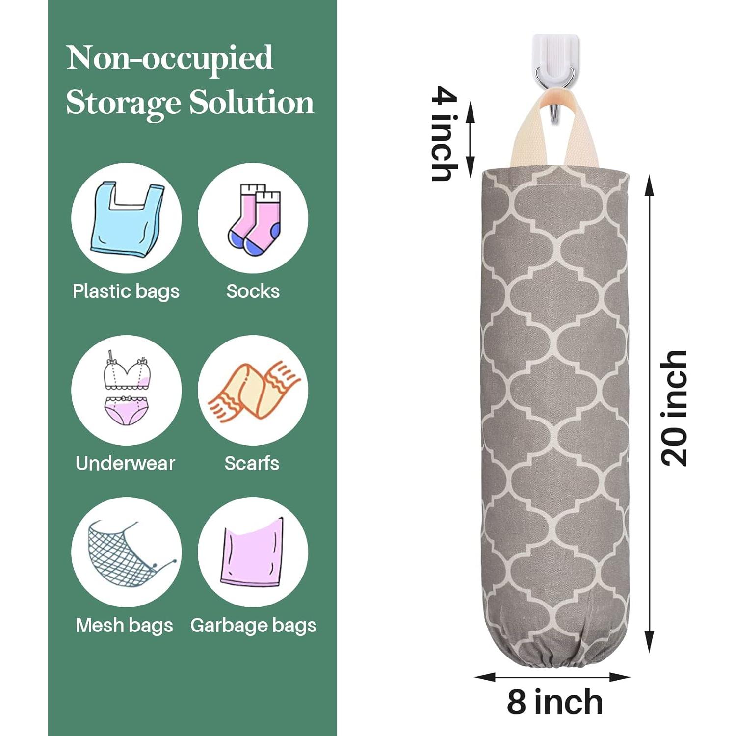 Soporte para Bolsas de Plástico LeCorner Beige 50+ Bolsas