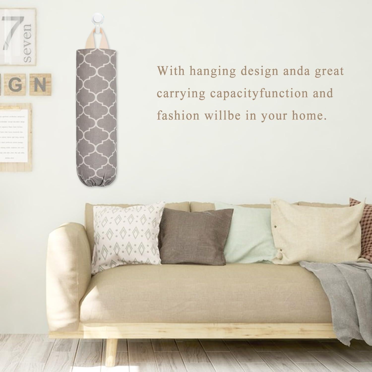 Soporte para Bolsas de Plástico LeCorner Beige 50+ Bolsas