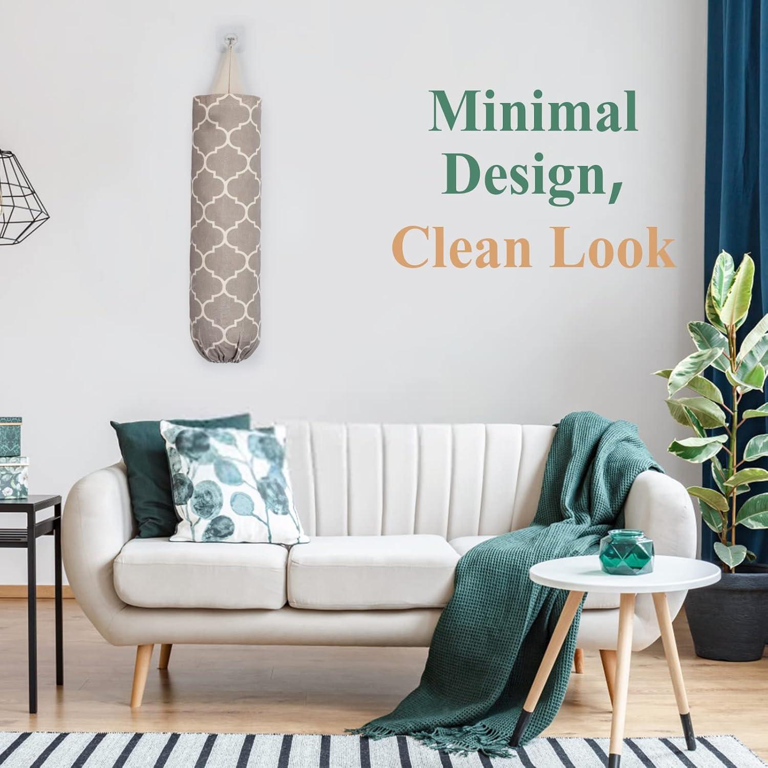 Soporte para Bolsas de Plástico LeCorner Beige 50+ Bolsas