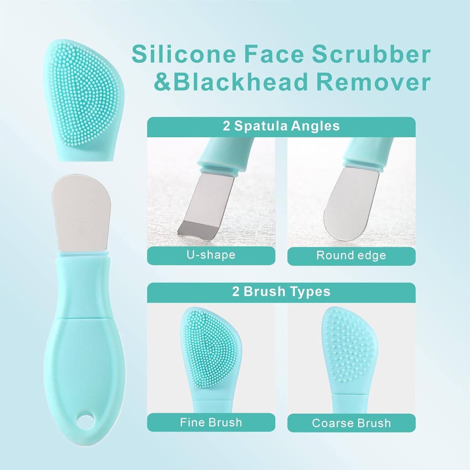 Removedor de Puntos Negros y Exfoliador Facial YEADMAL Cian