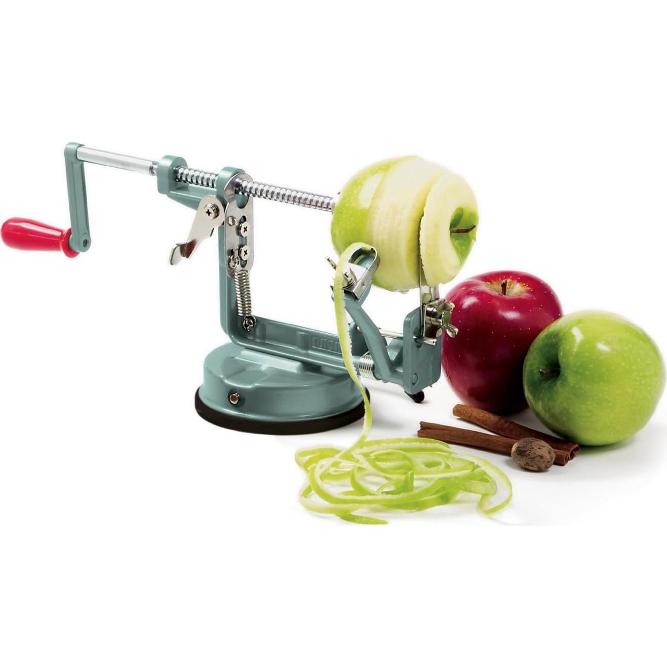 Pelador de Manzanas Norpro 866 con Base de Vacío - Multifuncional