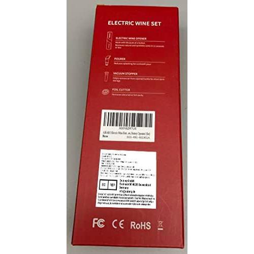 Abridor de Botellas de Vino Eléctrico AIKARO - Juego Automático