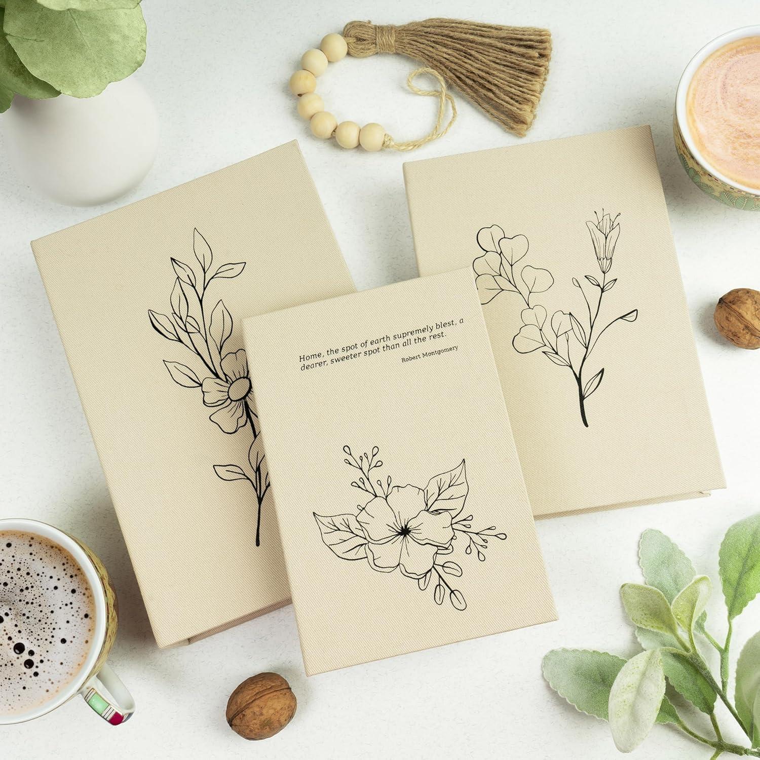 Juego de Cajas de Almacenamiento Decorativas Valentosa - 3 Piezas