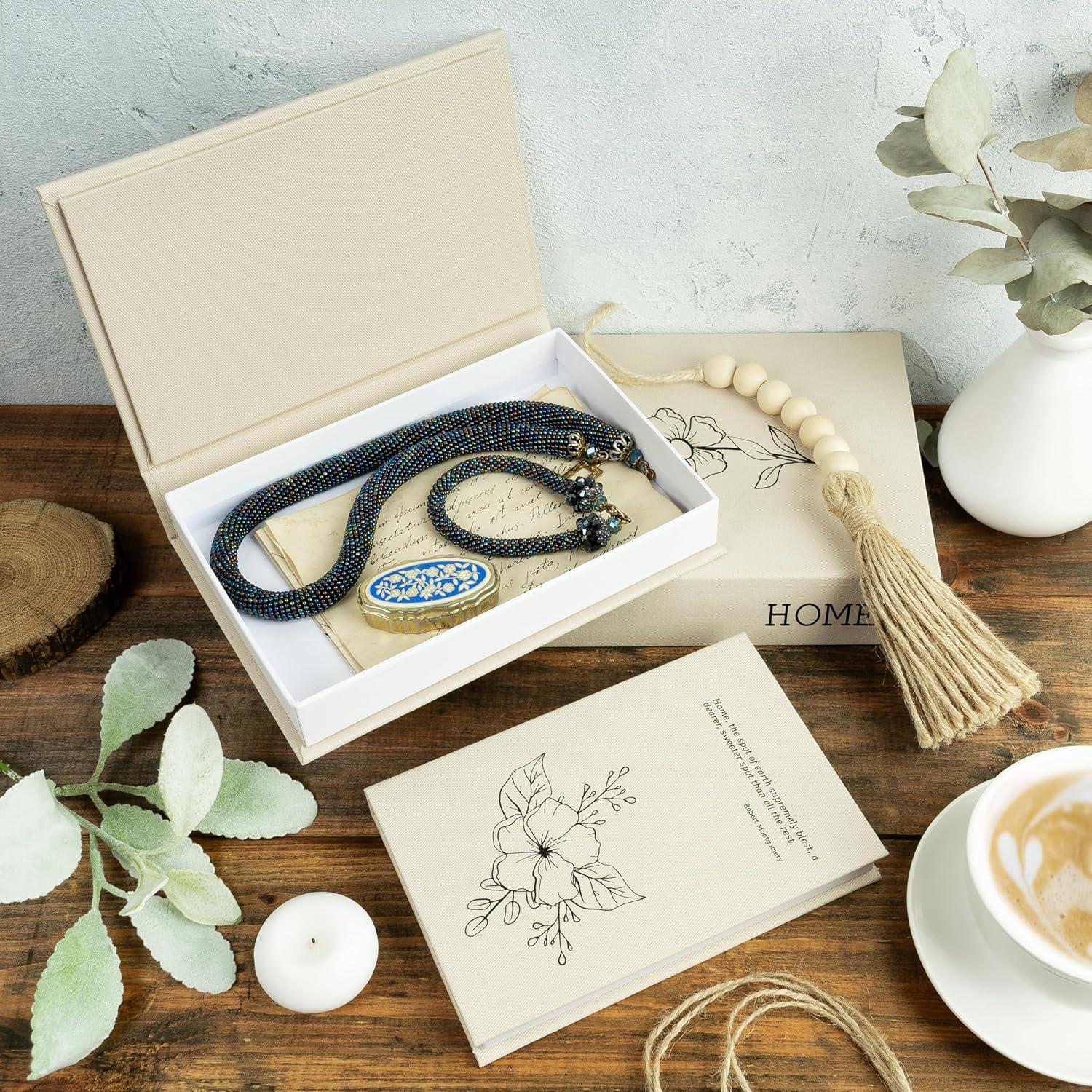 Juego de Cajas de Almacenamiento Decorativas Valentosa - 3 Piezas