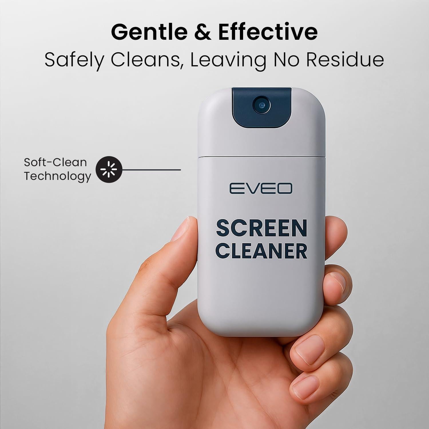 Kit Limpiador de Pantallas EVEO - Spray y Paño Microfibra