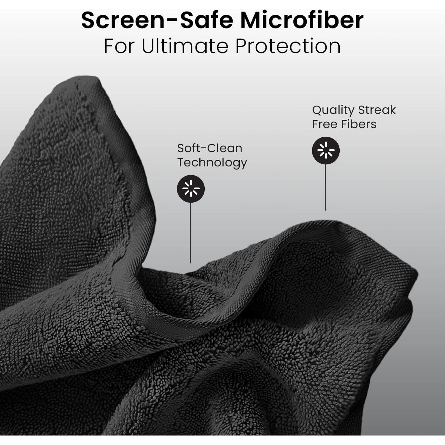 Kit Limpiador de Pantallas EVEO - Spray y Paño Microfibra