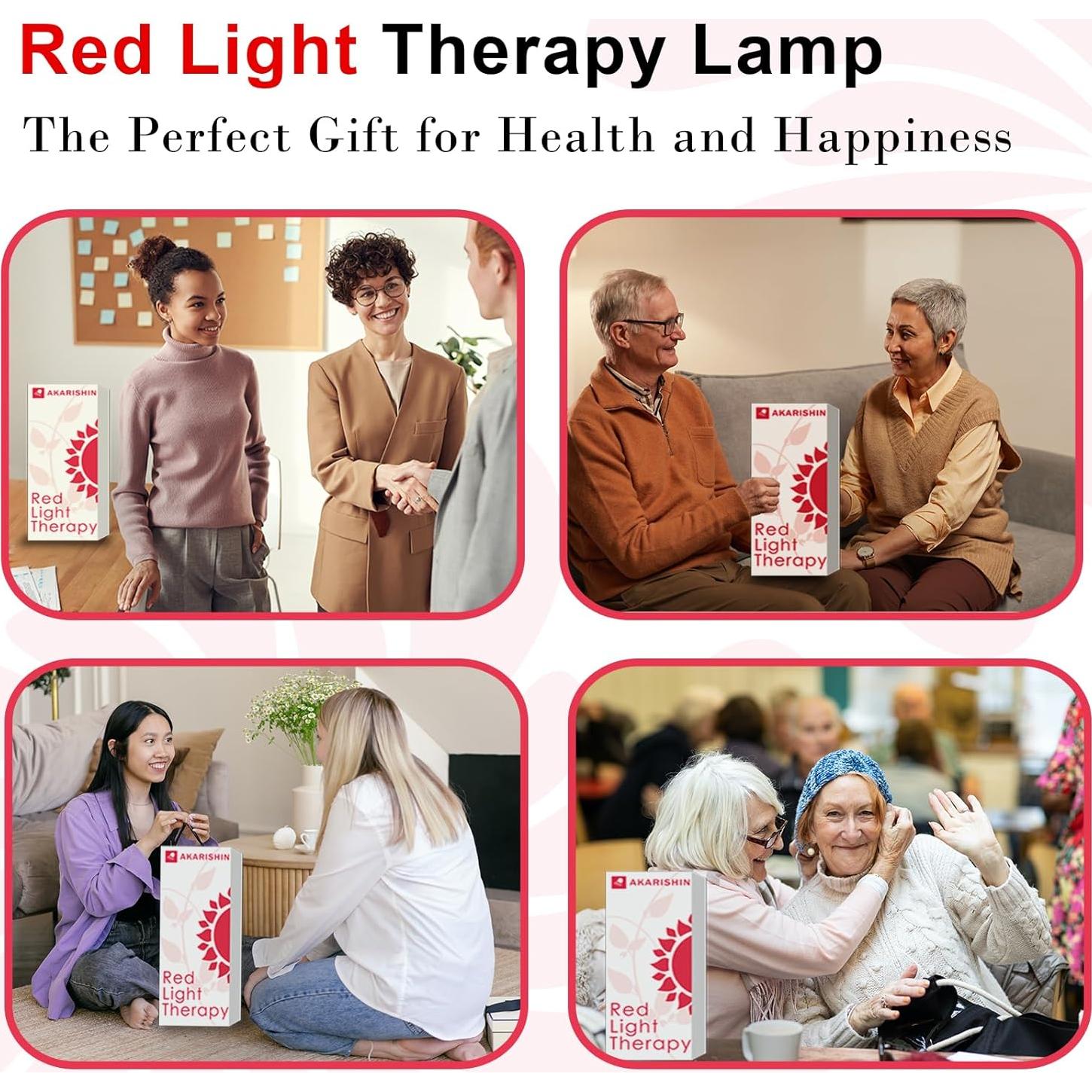 Lámpara de Terapia de Luz Roja Akarishin 27W 3 Cabezas Ajustable